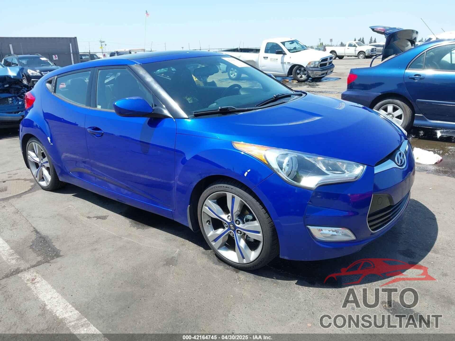 HYUNDAI VELOSTER 2013 - KMHTC6AD6DU143974