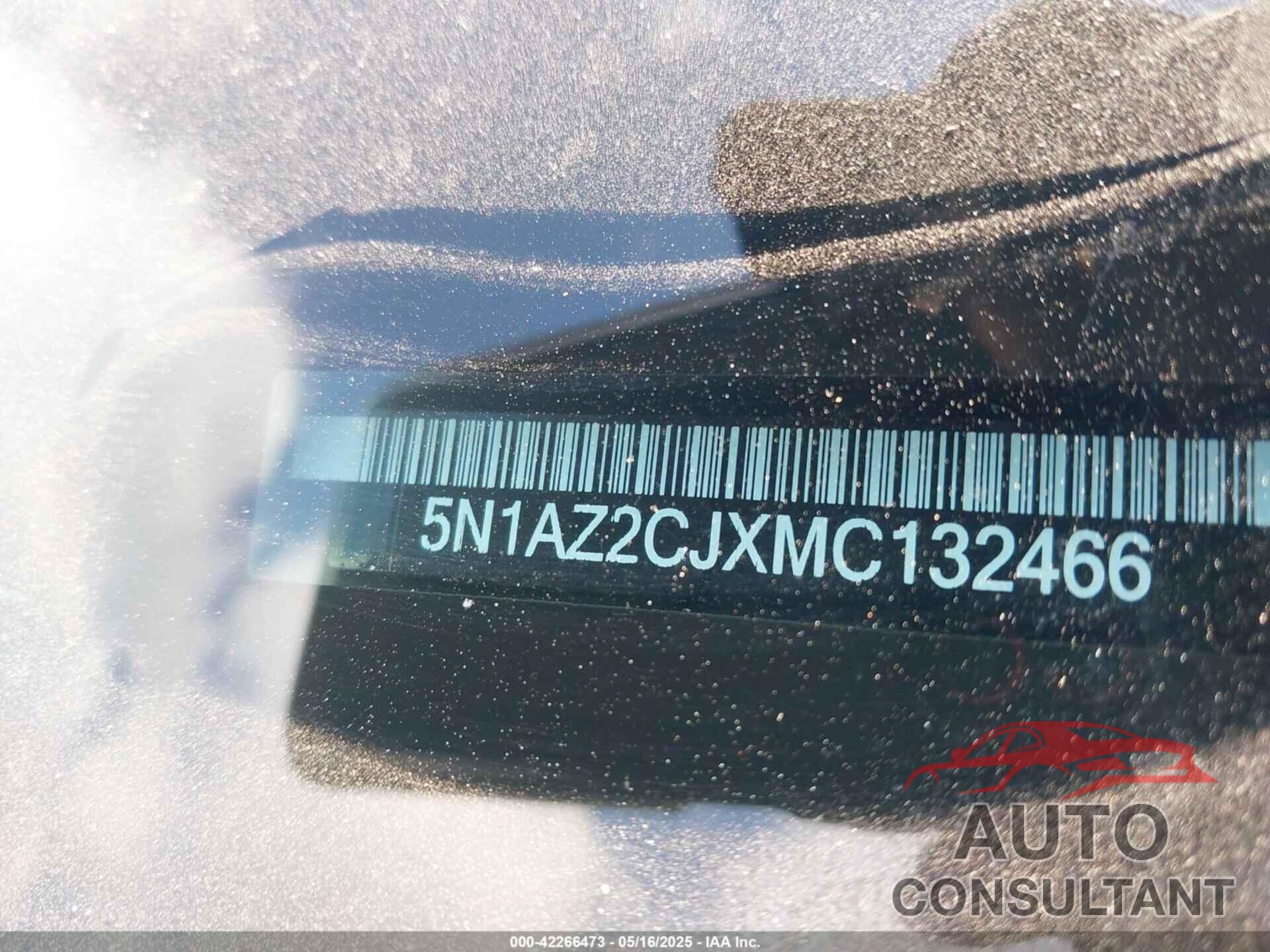 NISSAN MURANO 2021 - 5N1AZ2CJXMC132466