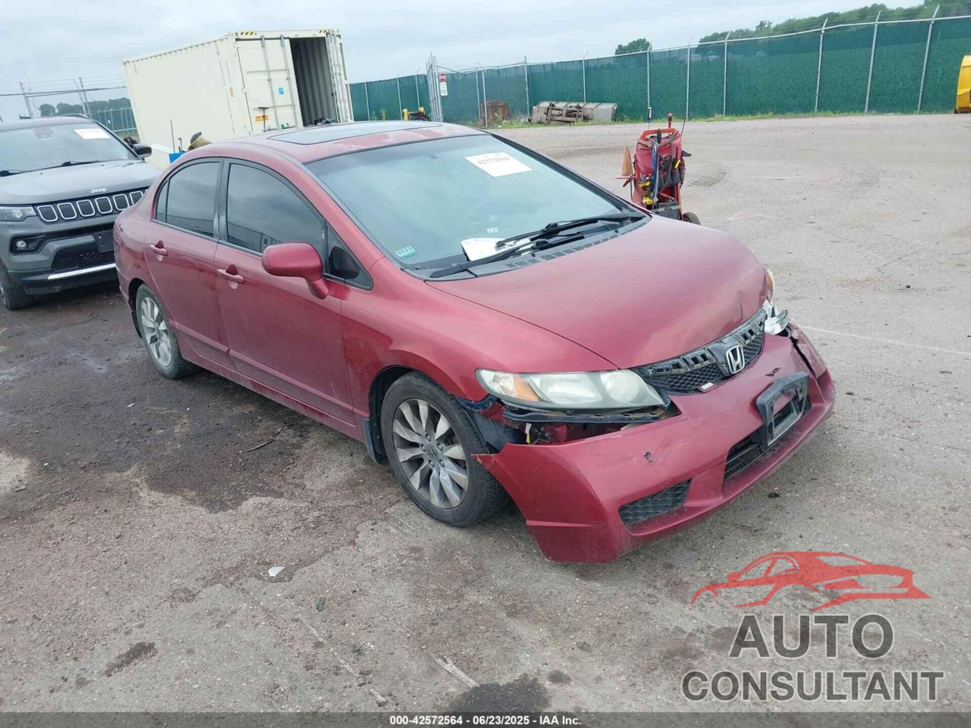 HONDA CIVIC 2011 - 2HGFA1F82BH534286
