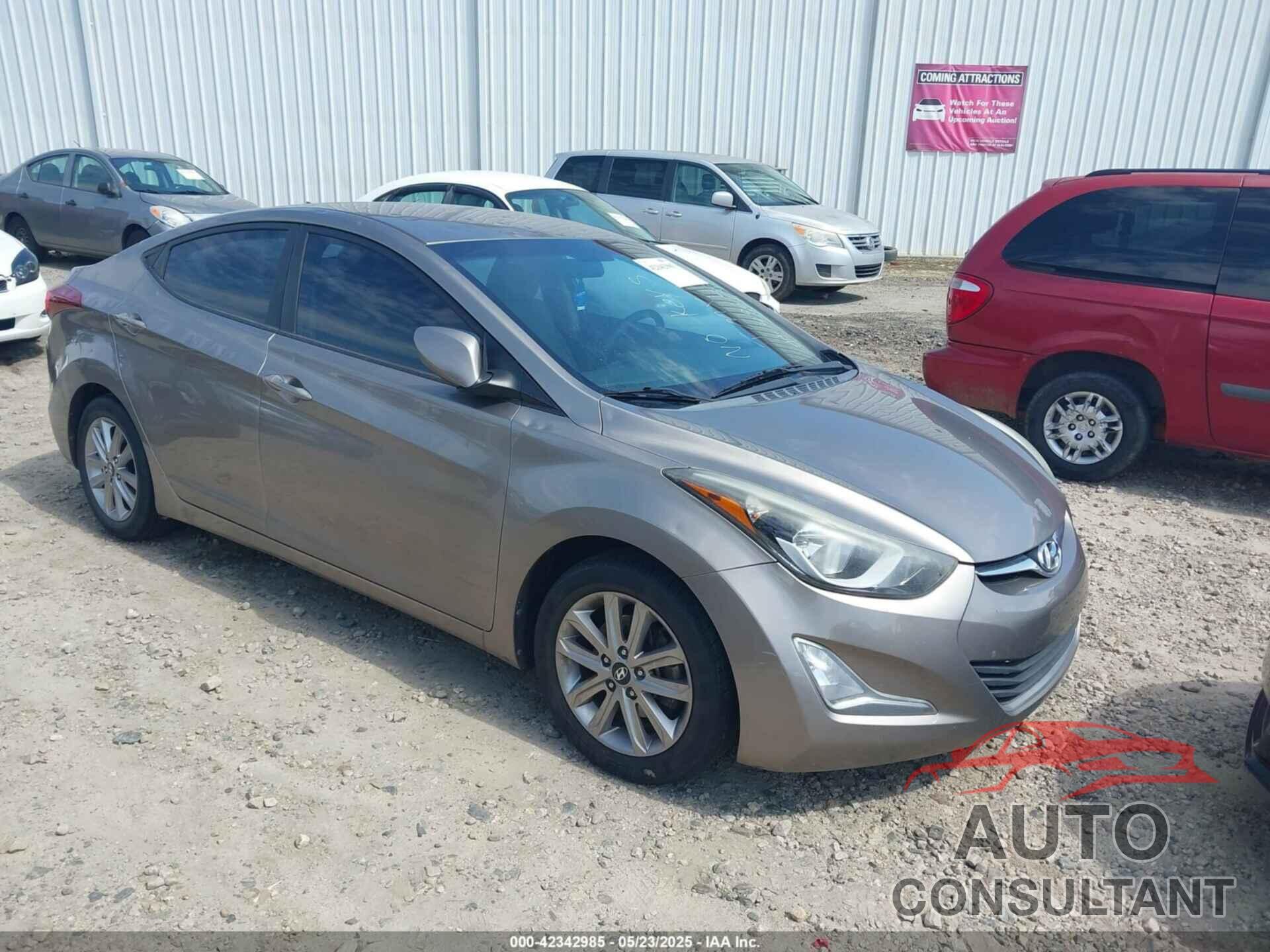 HYUNDAI ELANTRA 2014 - 5NPDH4AE3EH496529