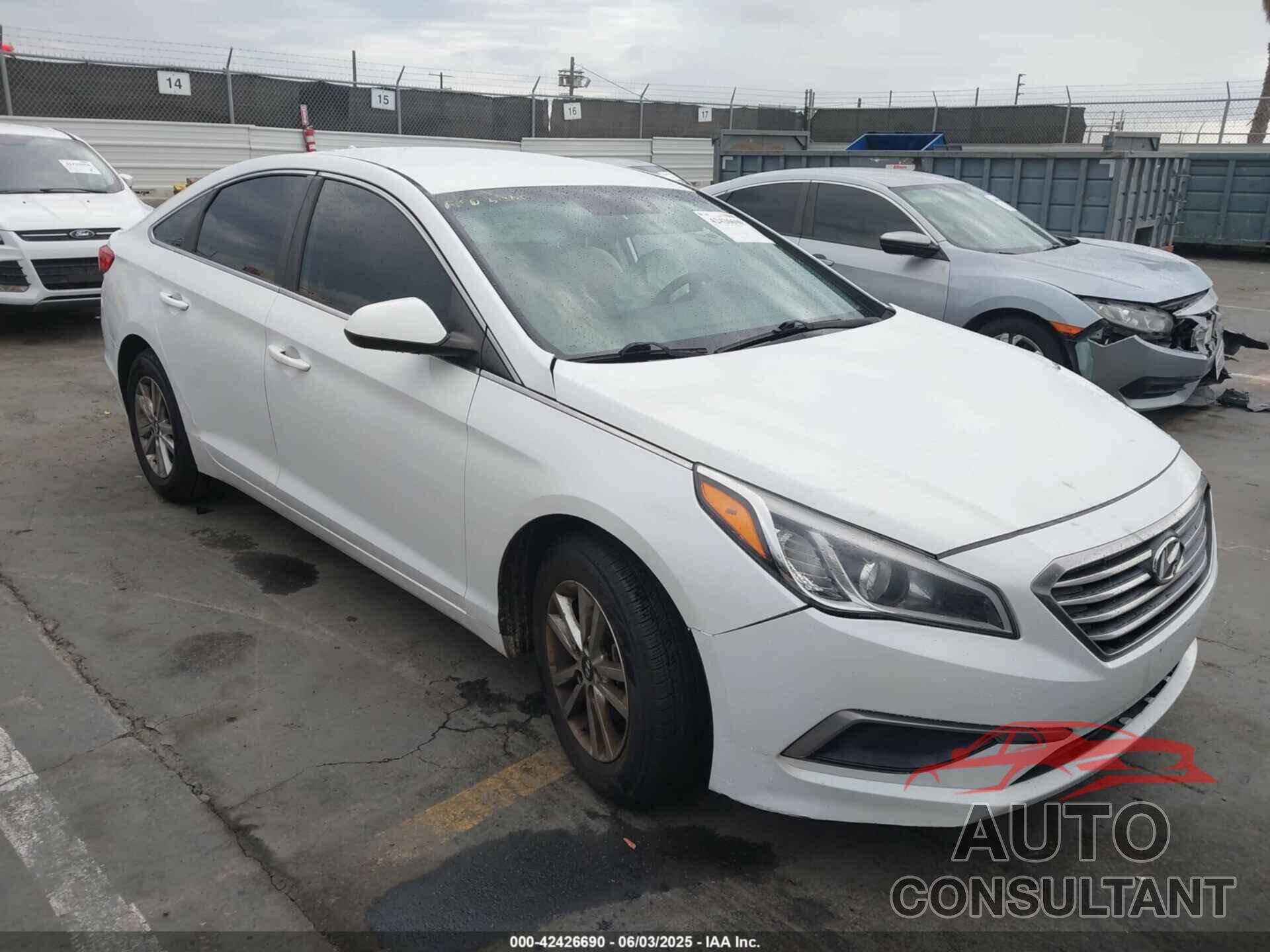 HYUNDAI SONATA 2016 - 5NPE24AF8GH392135