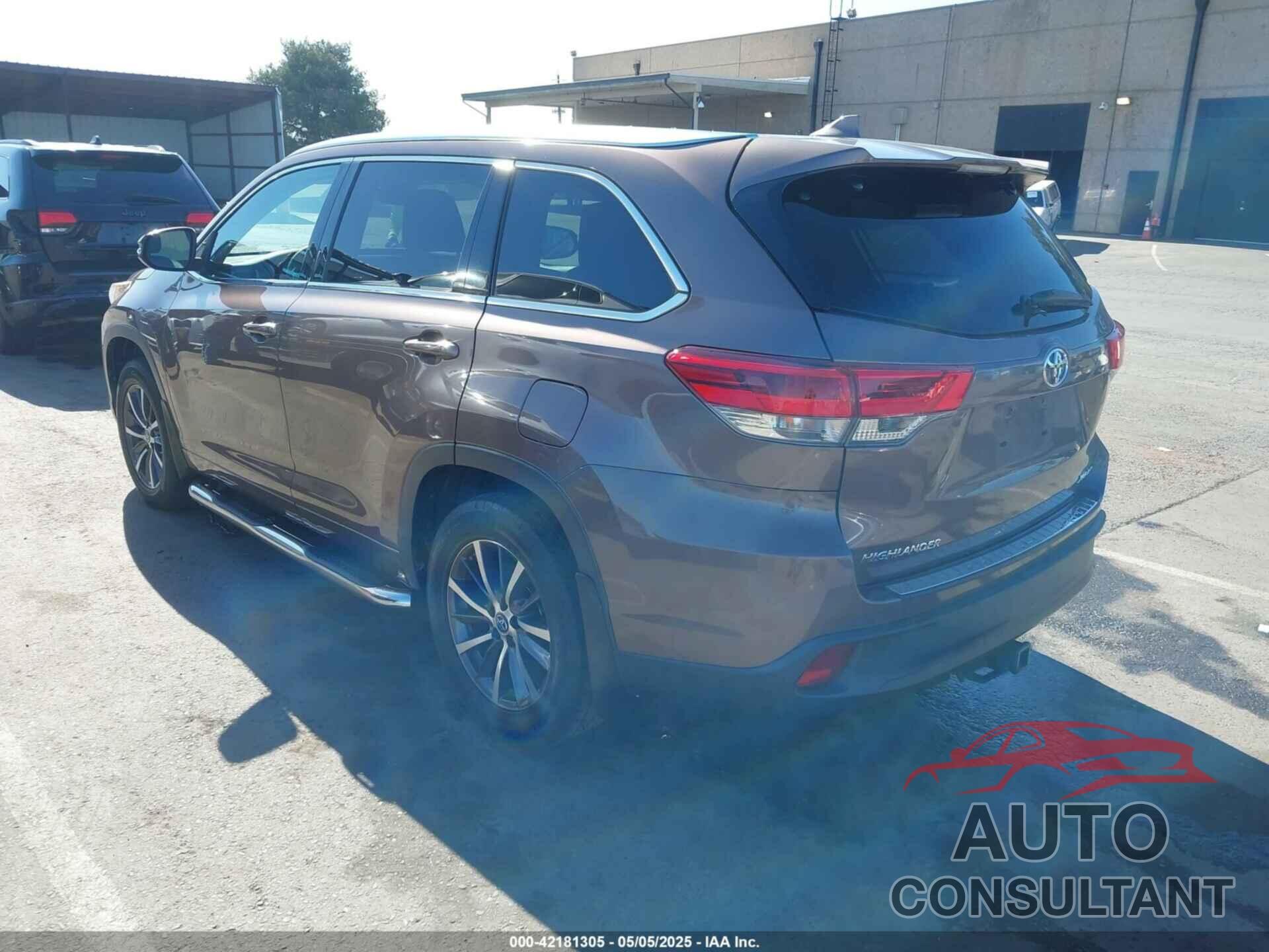 TOYOTA HIGHLANDER 2017 - 5TDJZRFH4HS419151