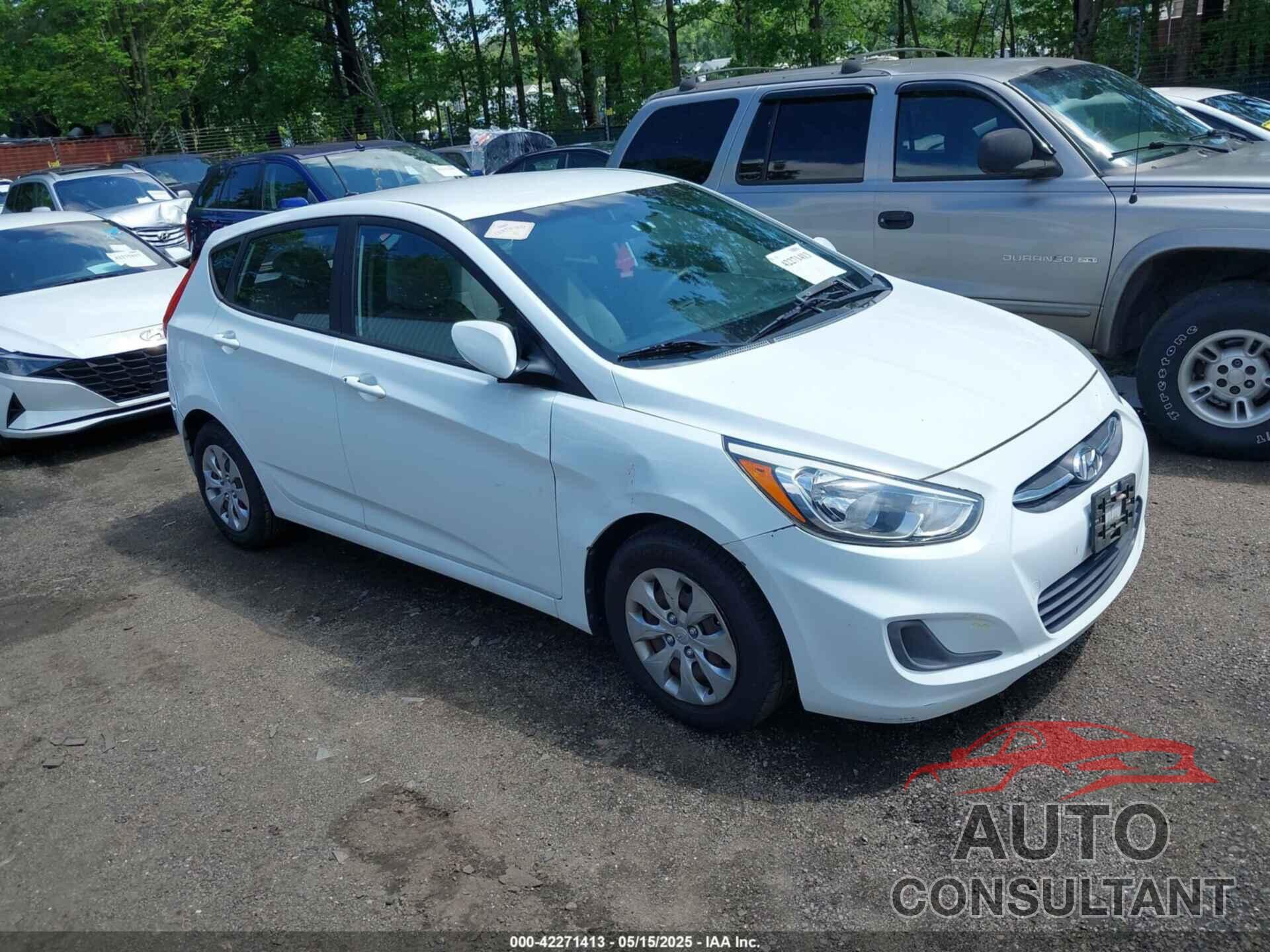 HYUNDAI ACCENT 2015 - KMHCT5AE1FU224189