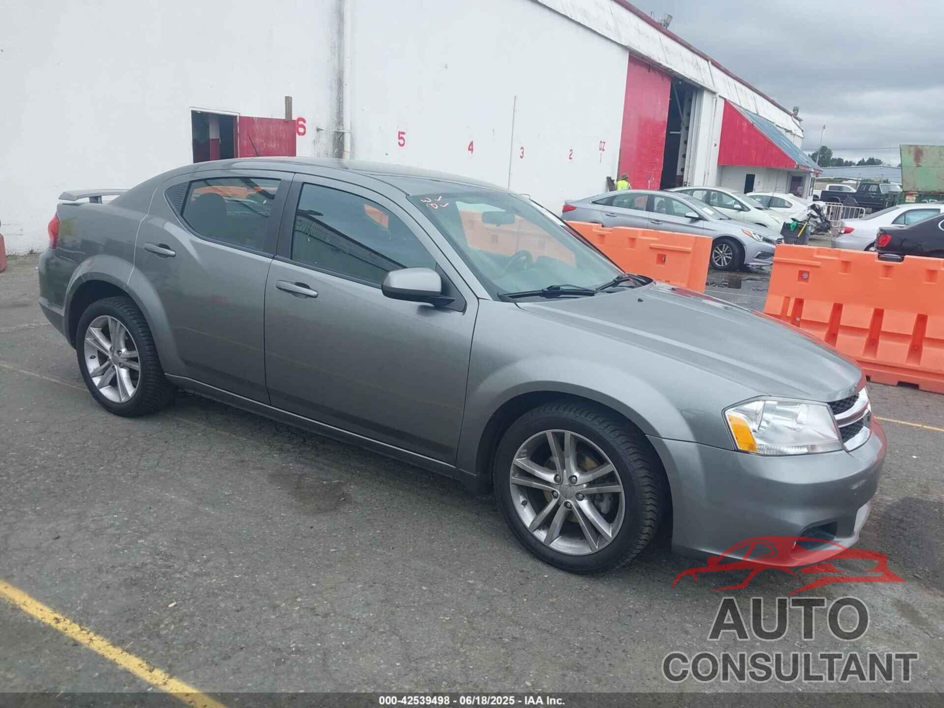 DODGE AVENGER 2012 - 1C3CDZCB3CN265946