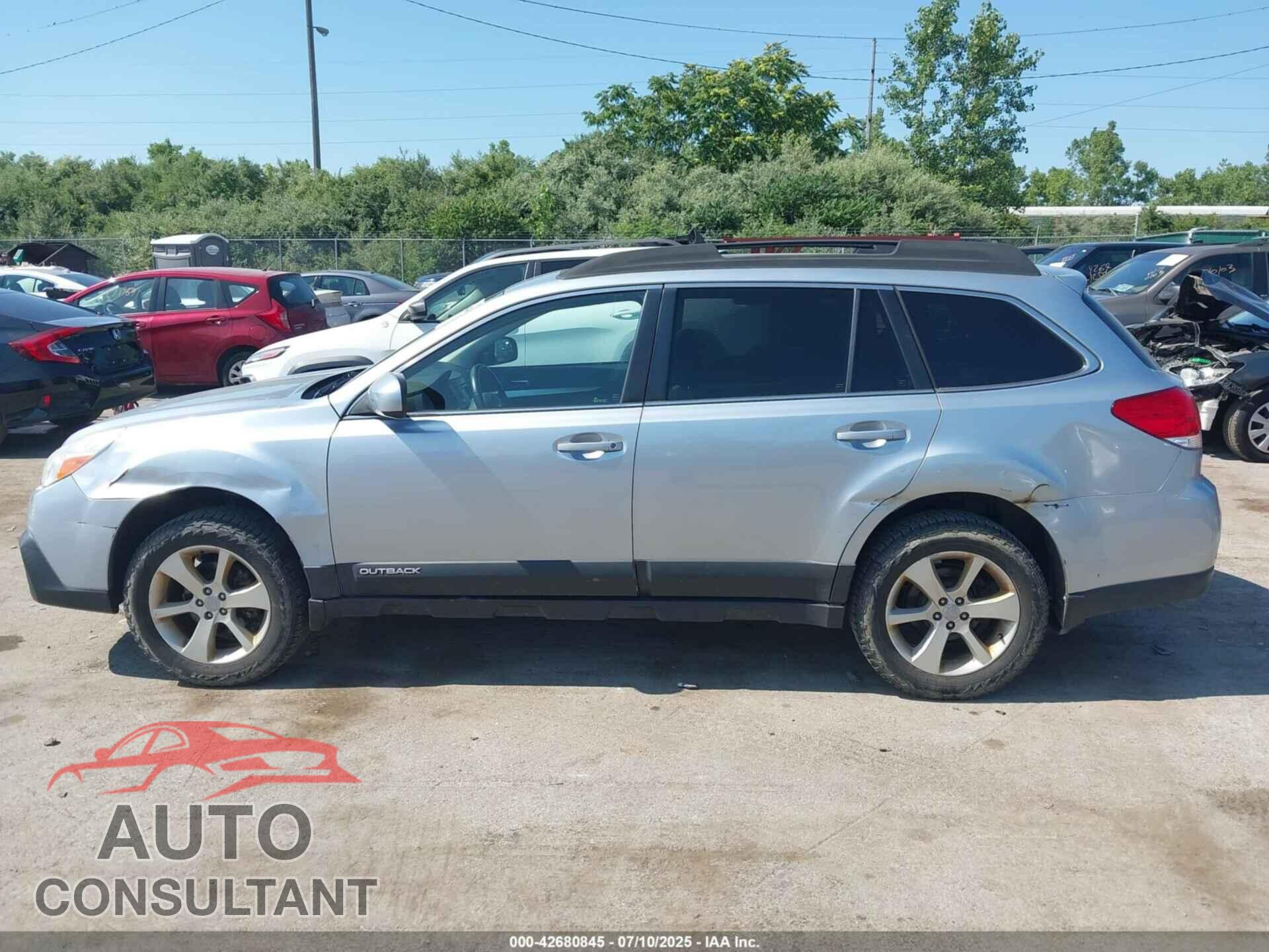 SUBARU OUTBACK 2014 - 4S4BRBDC2E3291438
