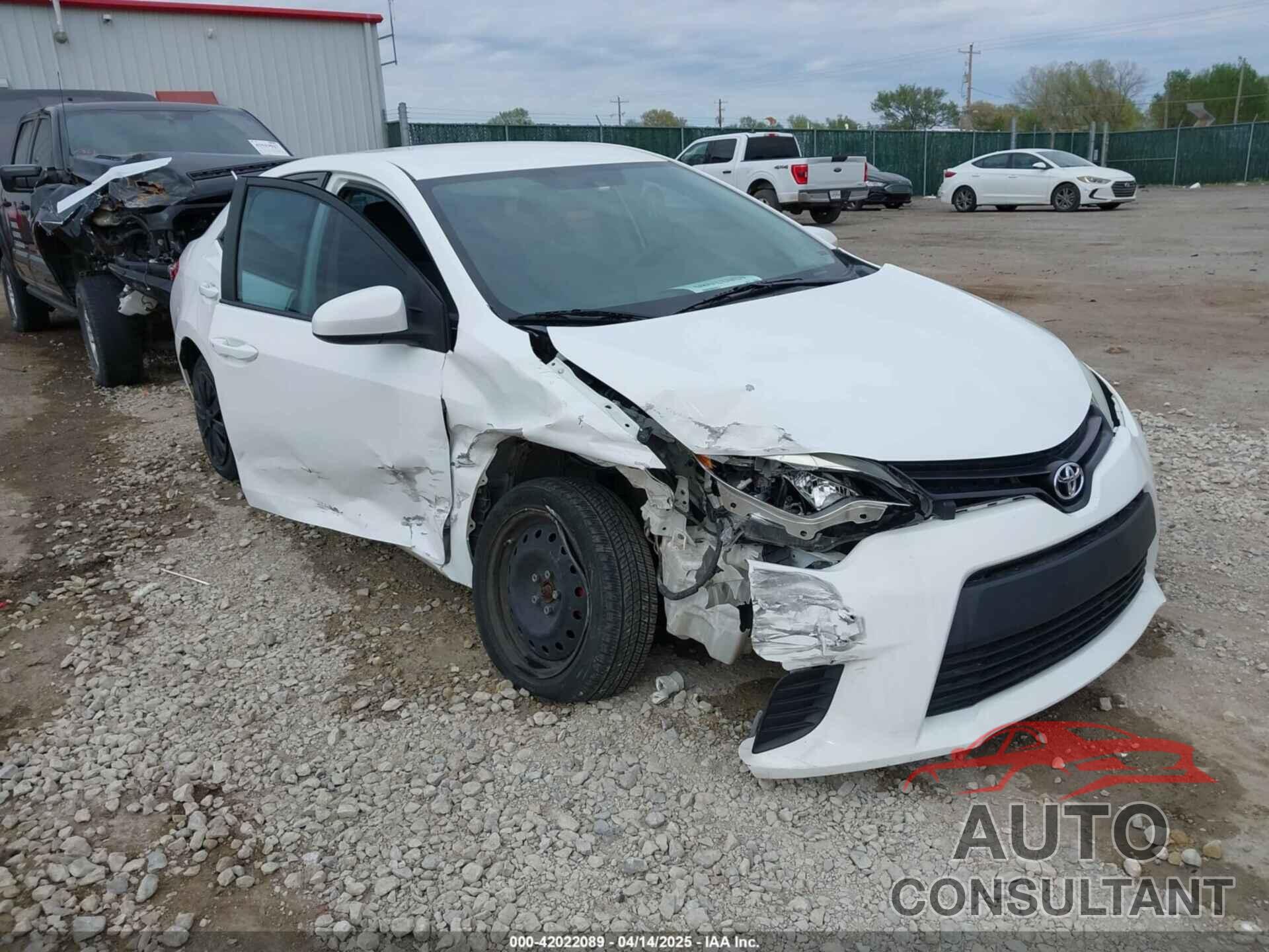 TOYOTA COROLLA 2016 - 2T1BURHE2GC723804