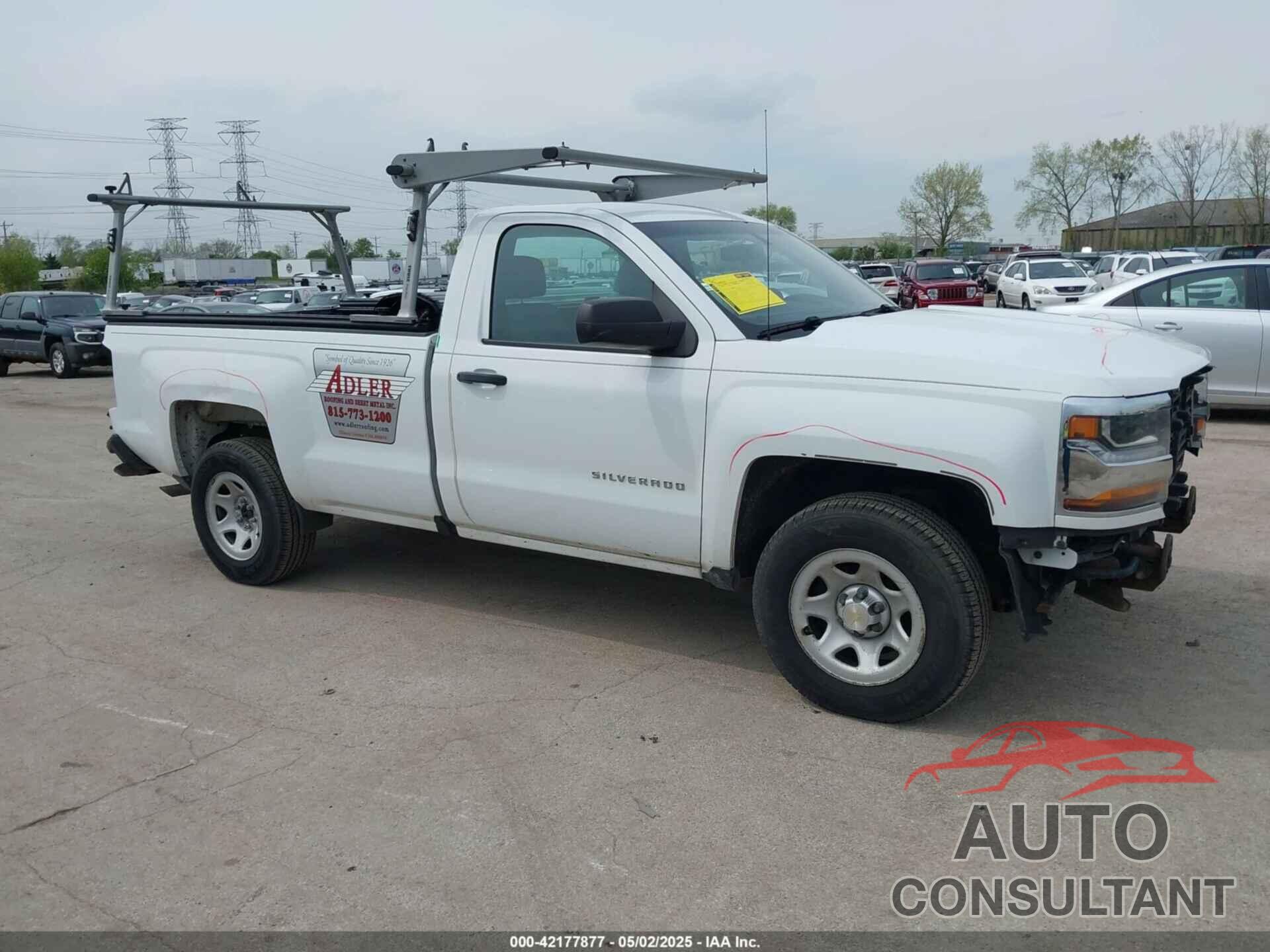 CHEVROLET SILVERADO 1500 2017 - 1GCNCNEH2HZ406541