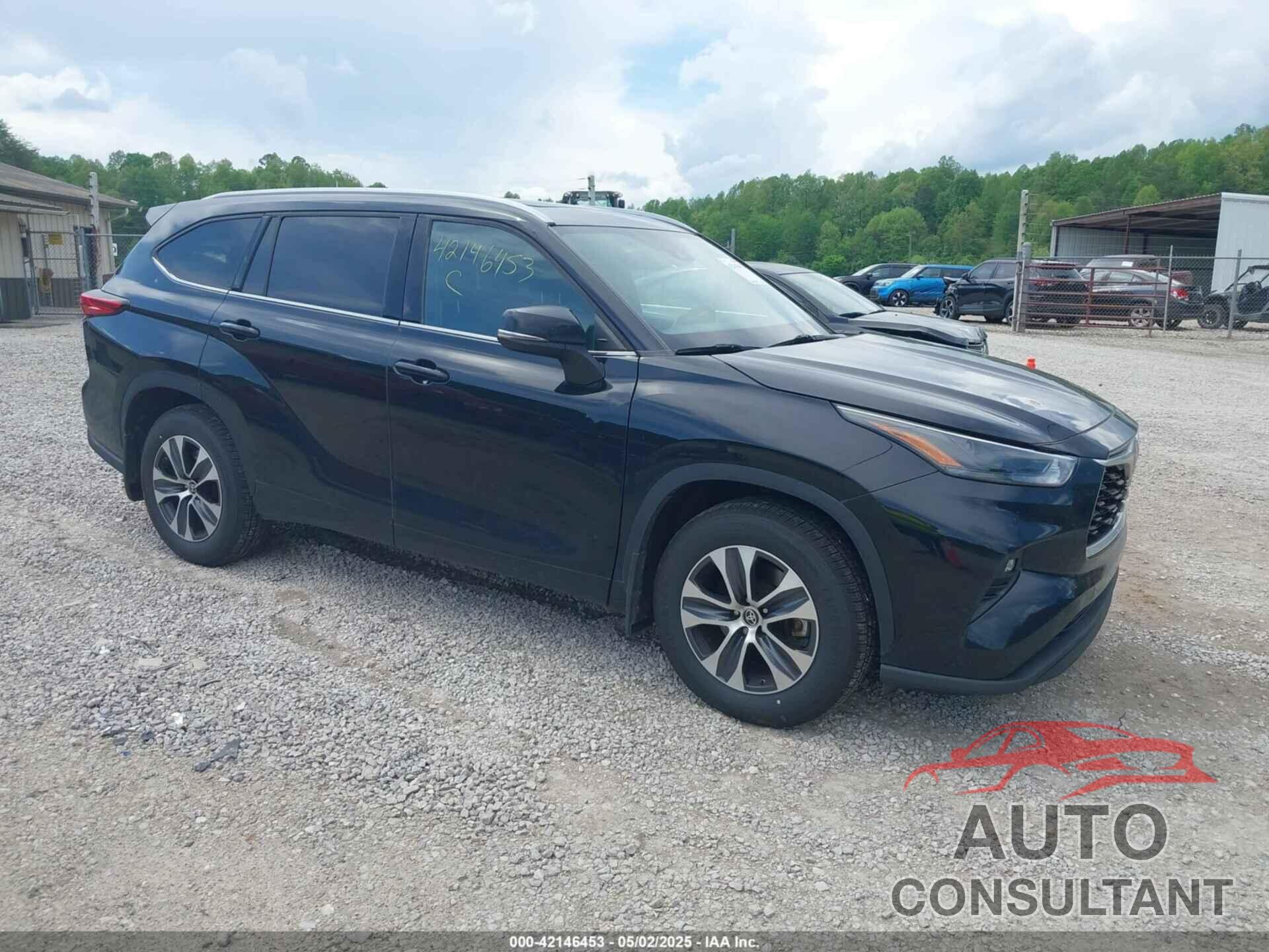 TOYOTA HIGHLANDER 2022 - 5TDGZRBH3NS587245