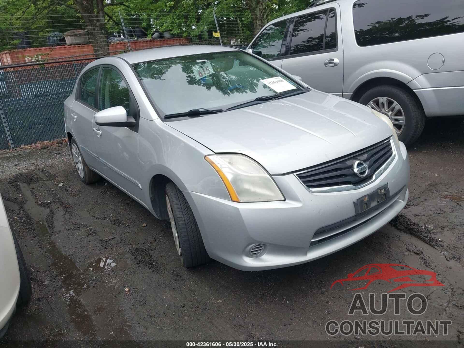 NISSAN SENTRA 2012 - 3N1AB6AP5CL756642