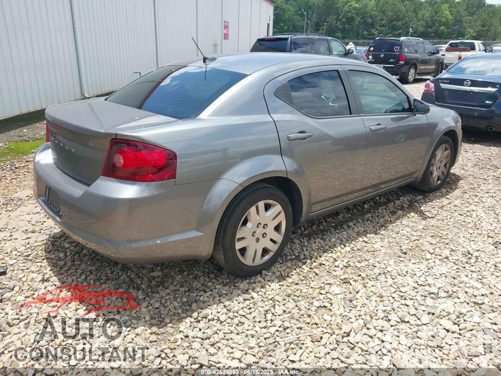 DODGE AVENGER 2013 - 1C3CDZAB2DN653464