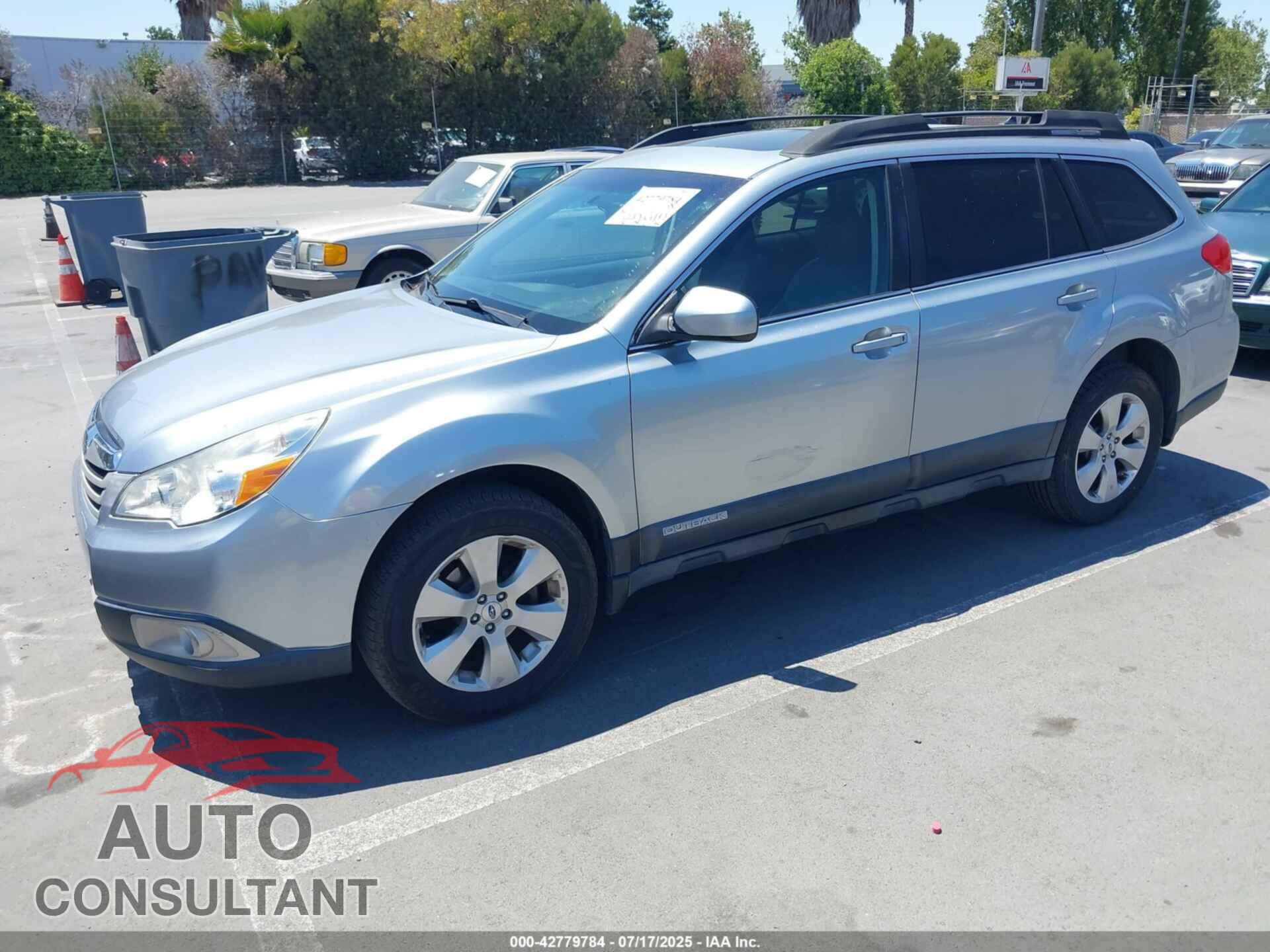SUBARU OUTBACK 2012 - 4S4BRBLCXC3204741