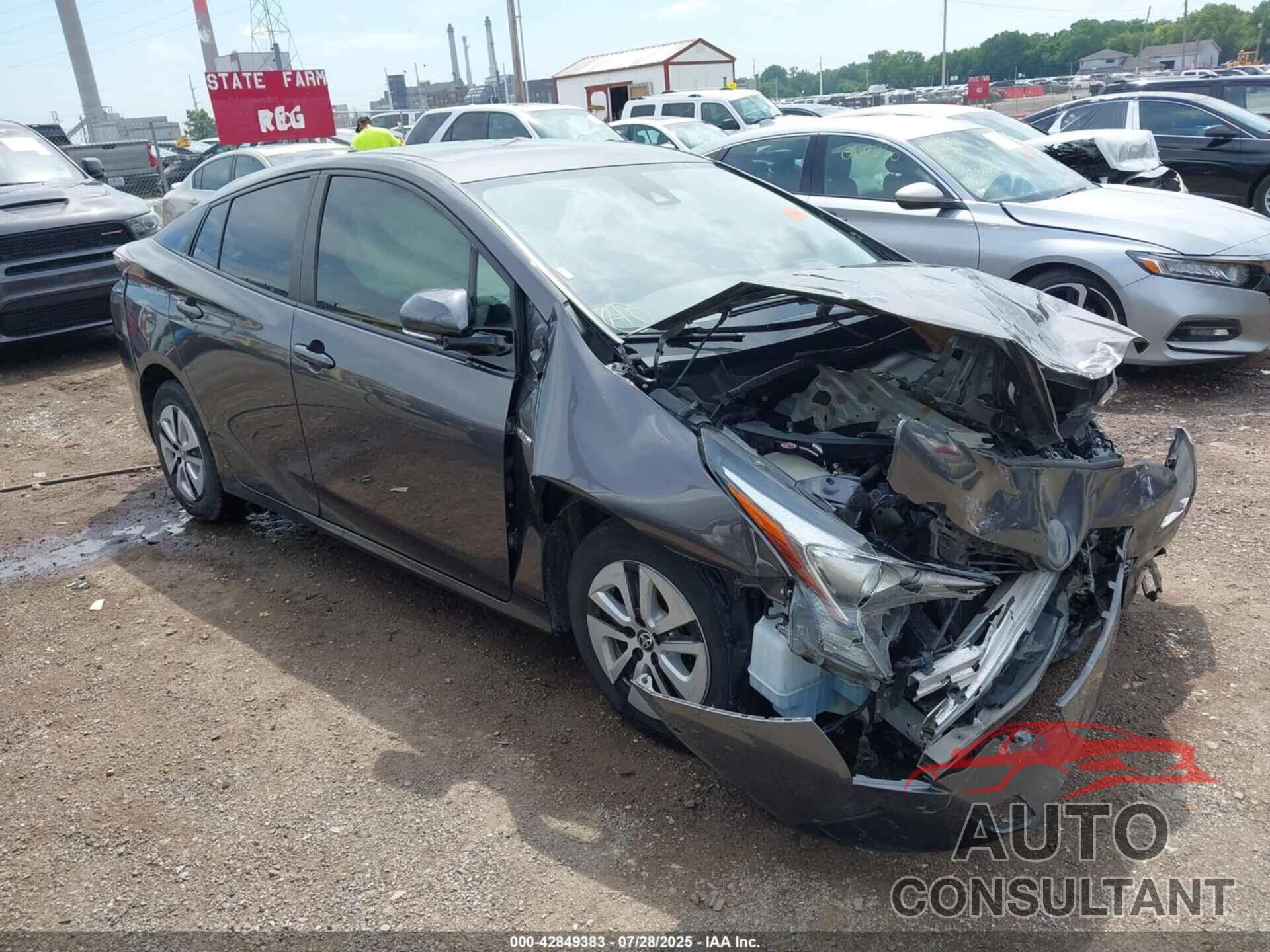 TOYOTA PRIUS 2018 - JTDKBRFU5J3603592