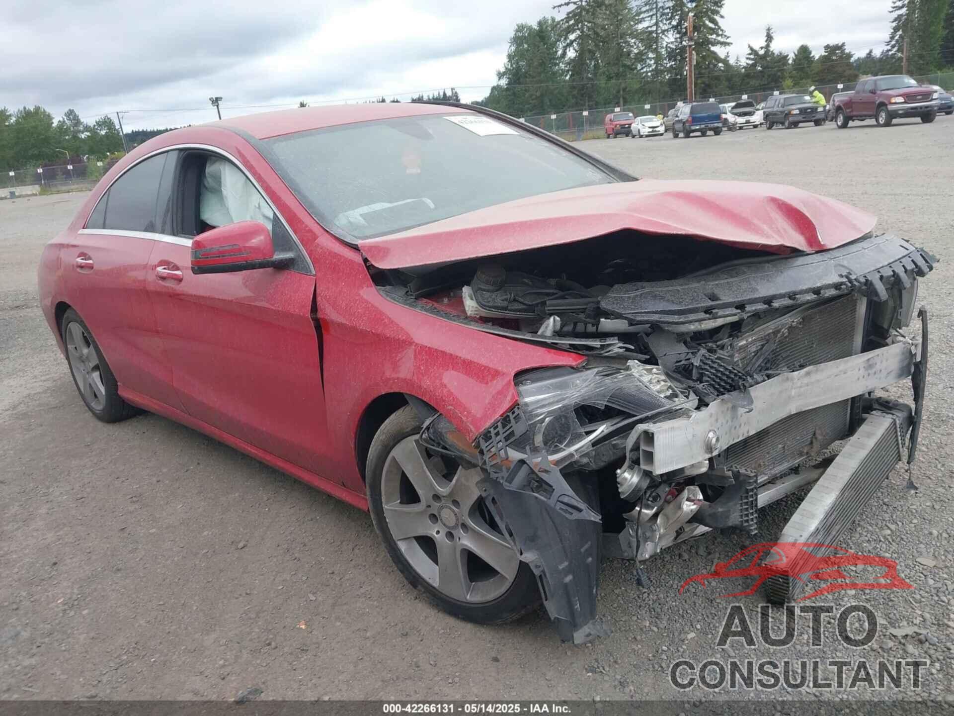 MERCEDES-BENZ CLA 250 2016 - WDDSJ4GB8GN392183