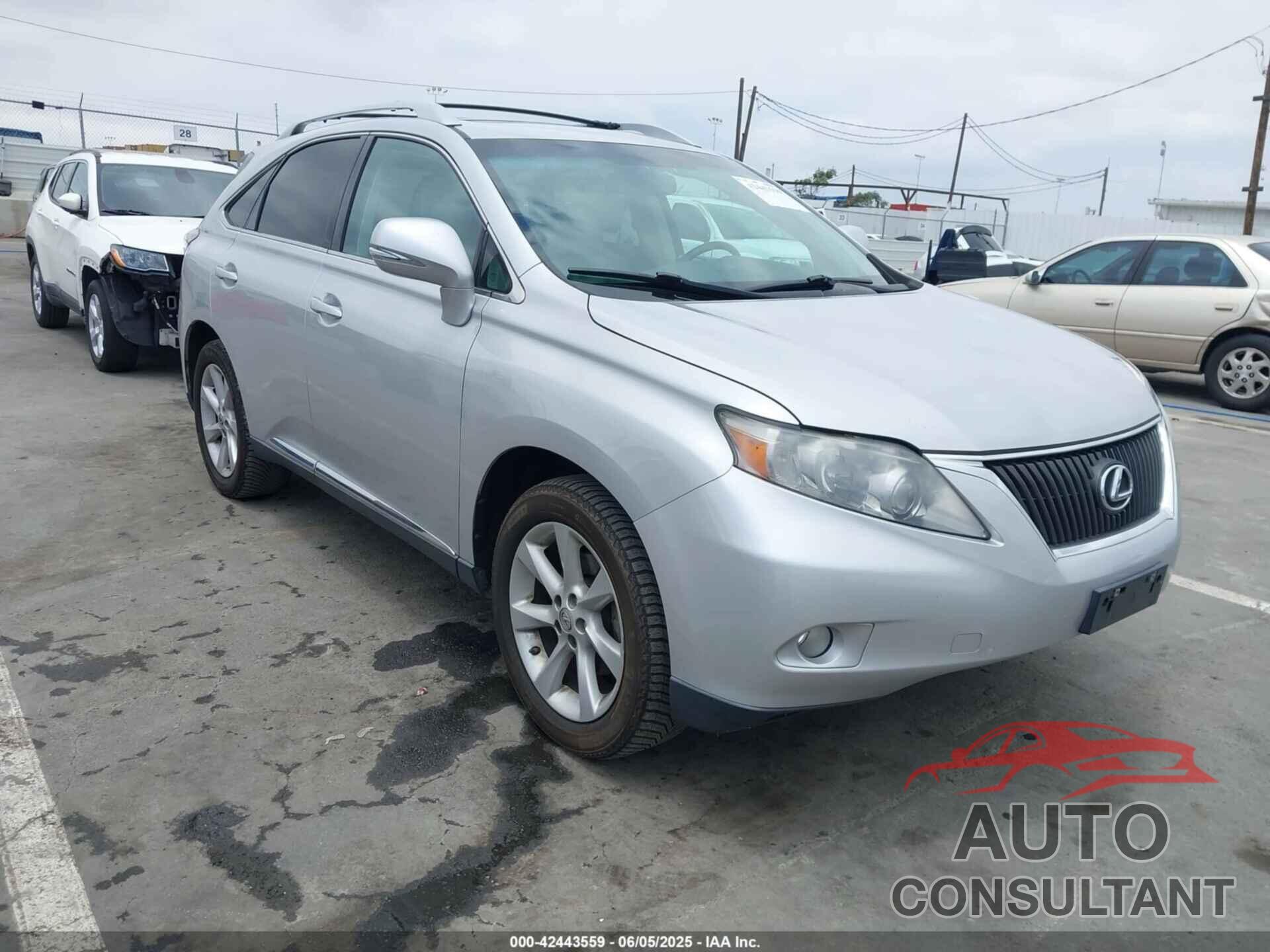 LEXUS RX 350 2010 - 2T2ZK1BA4AC032983