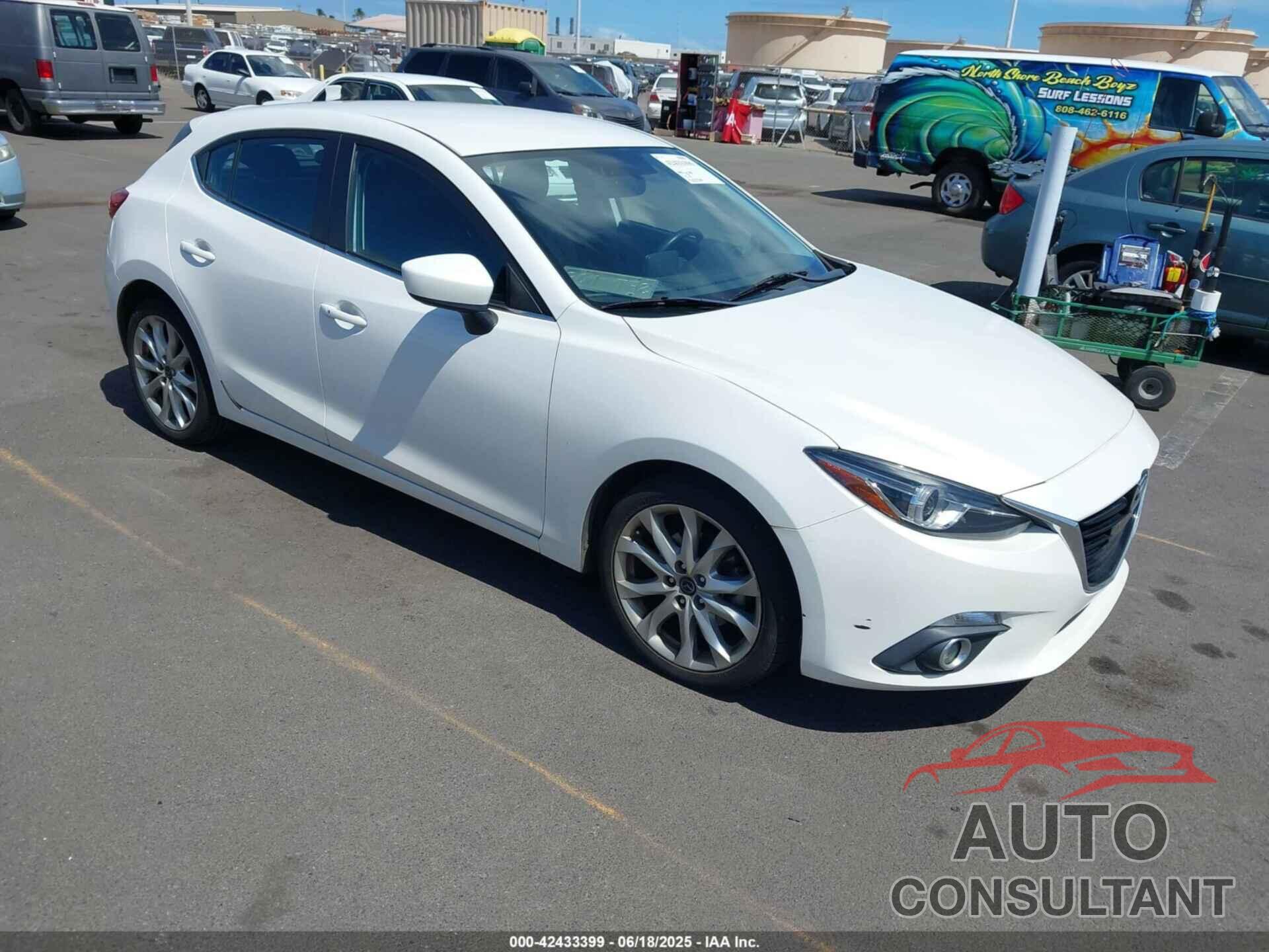 MAZDA MAZDA3 2014 - JM1BM1L30E1198380