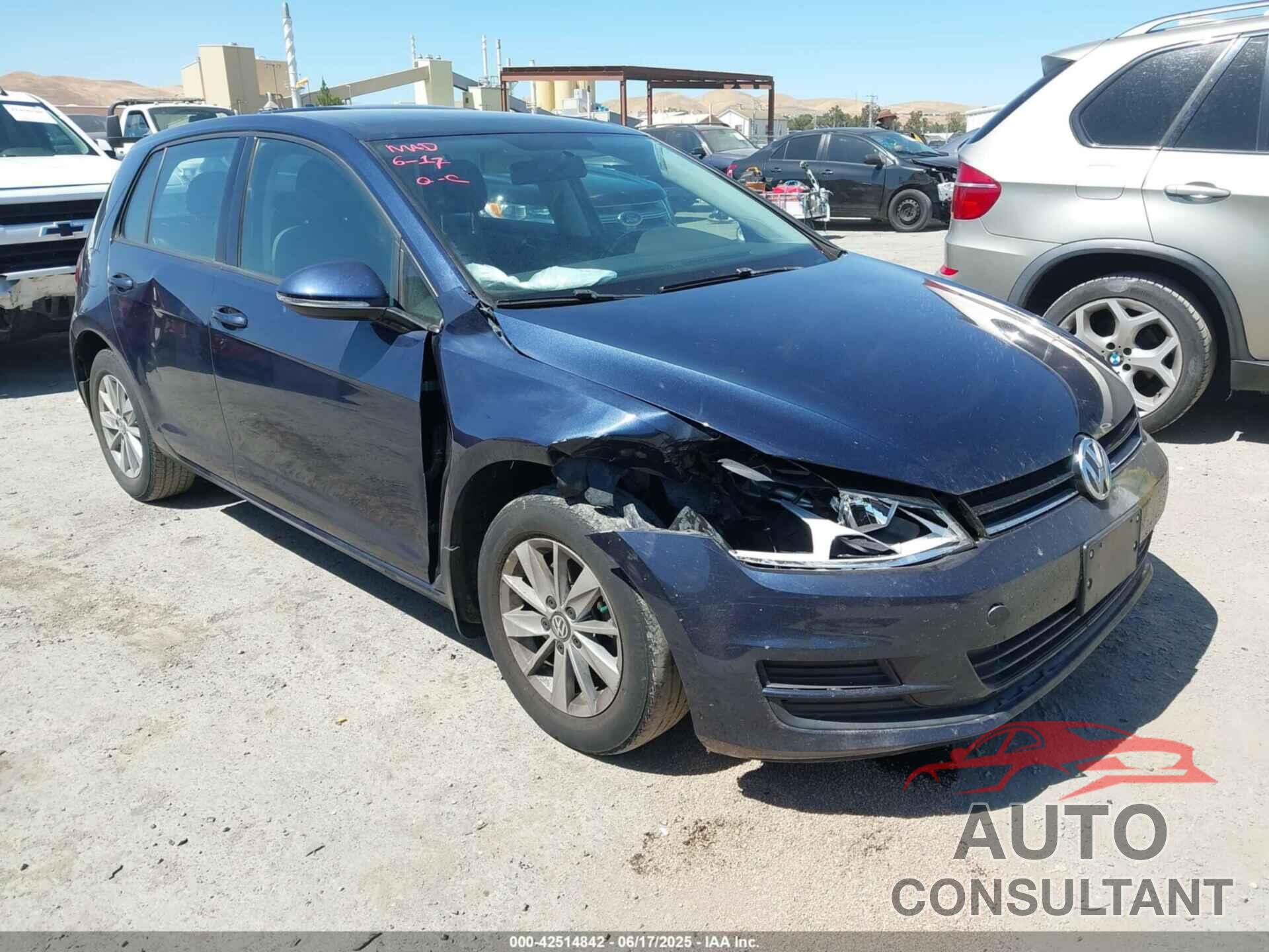 VOLKSWAGEN GOLF 2016 - 3VW217AU7GM032870