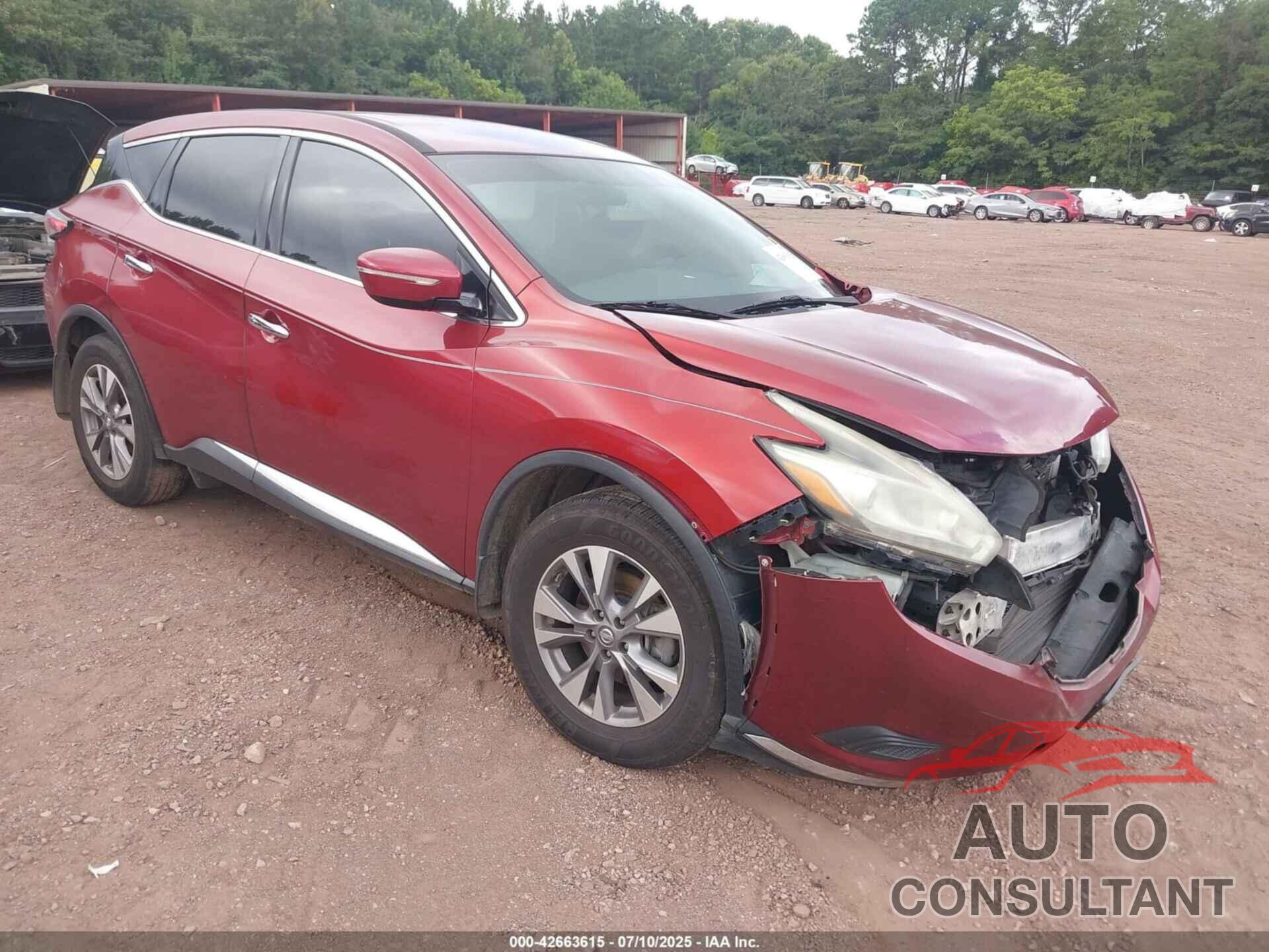 NISSAN MURANO 2015 - 5N1AZ2MH8FN257310