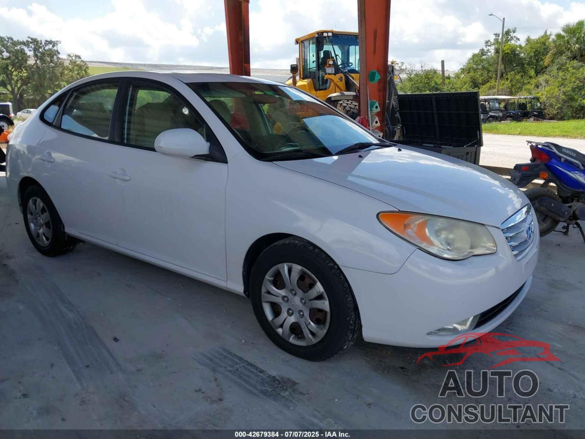HYUNDAI ELANTRA 2010 - KMHDU4ADXAU076619