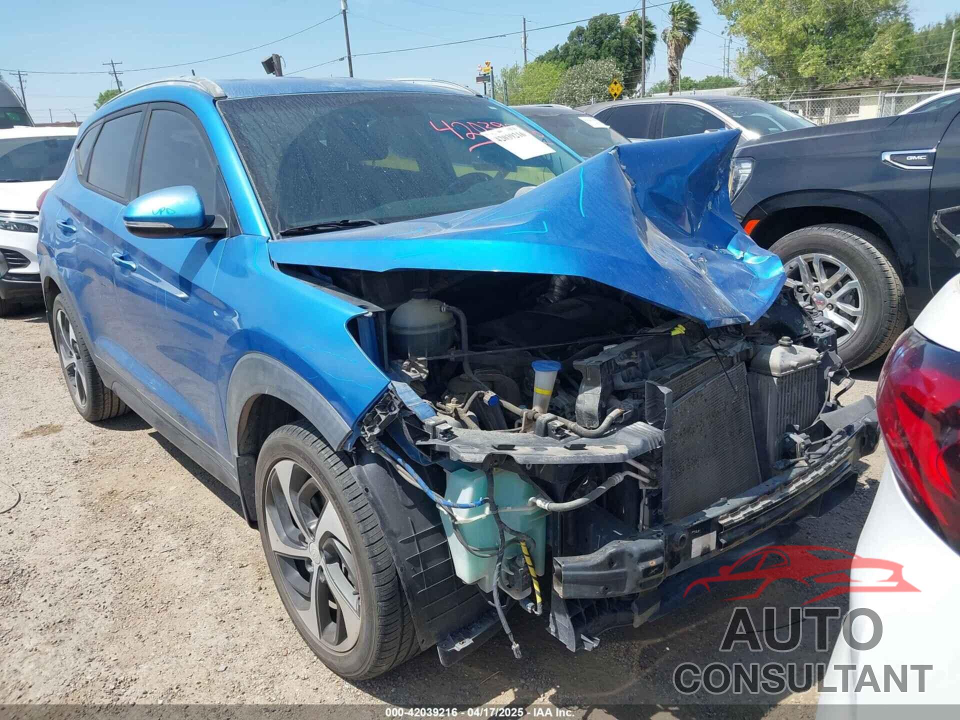 HYUNDAI TUCSON 2016 - KM8J33A22GU185521