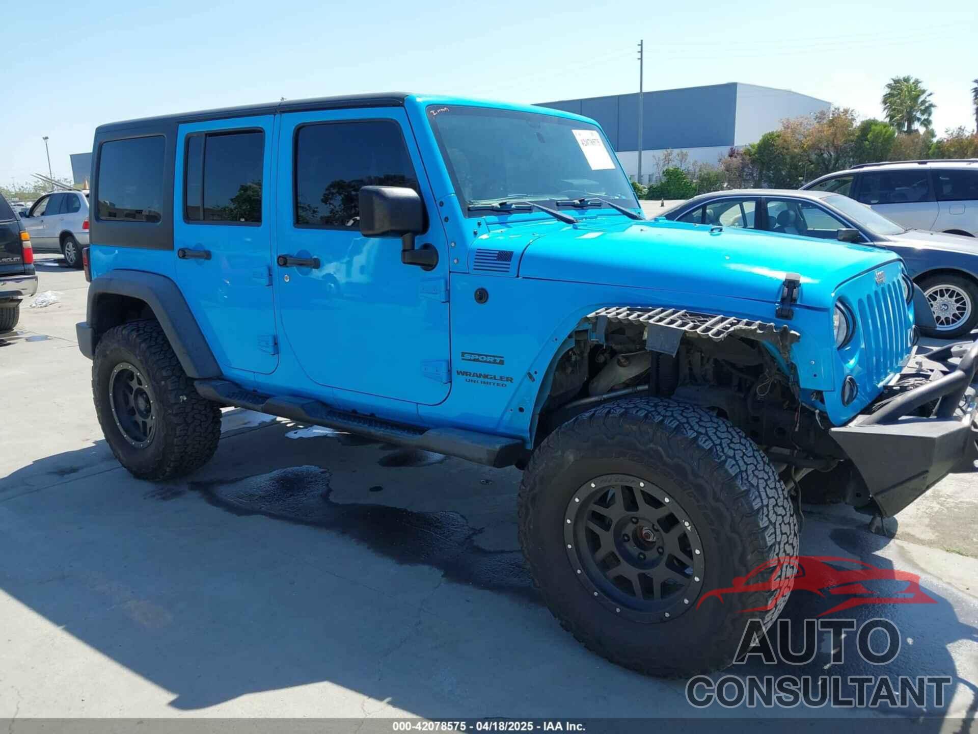 JEEP WRANGLER UNLIMITED 2017 - 1C4BJWDGXHL644891