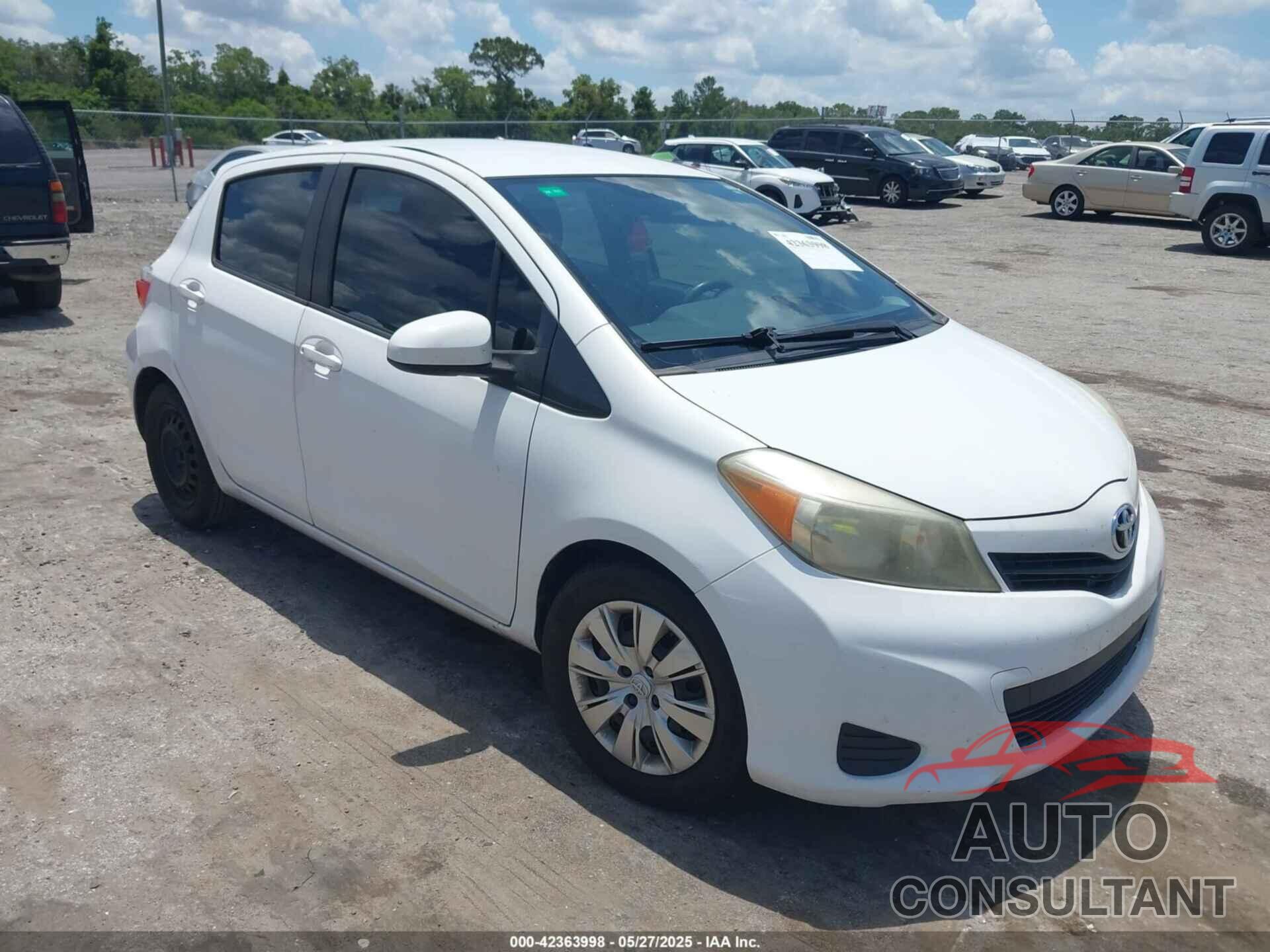 TOYOTA YARIS 2013 - JTDKTUD37DD553867