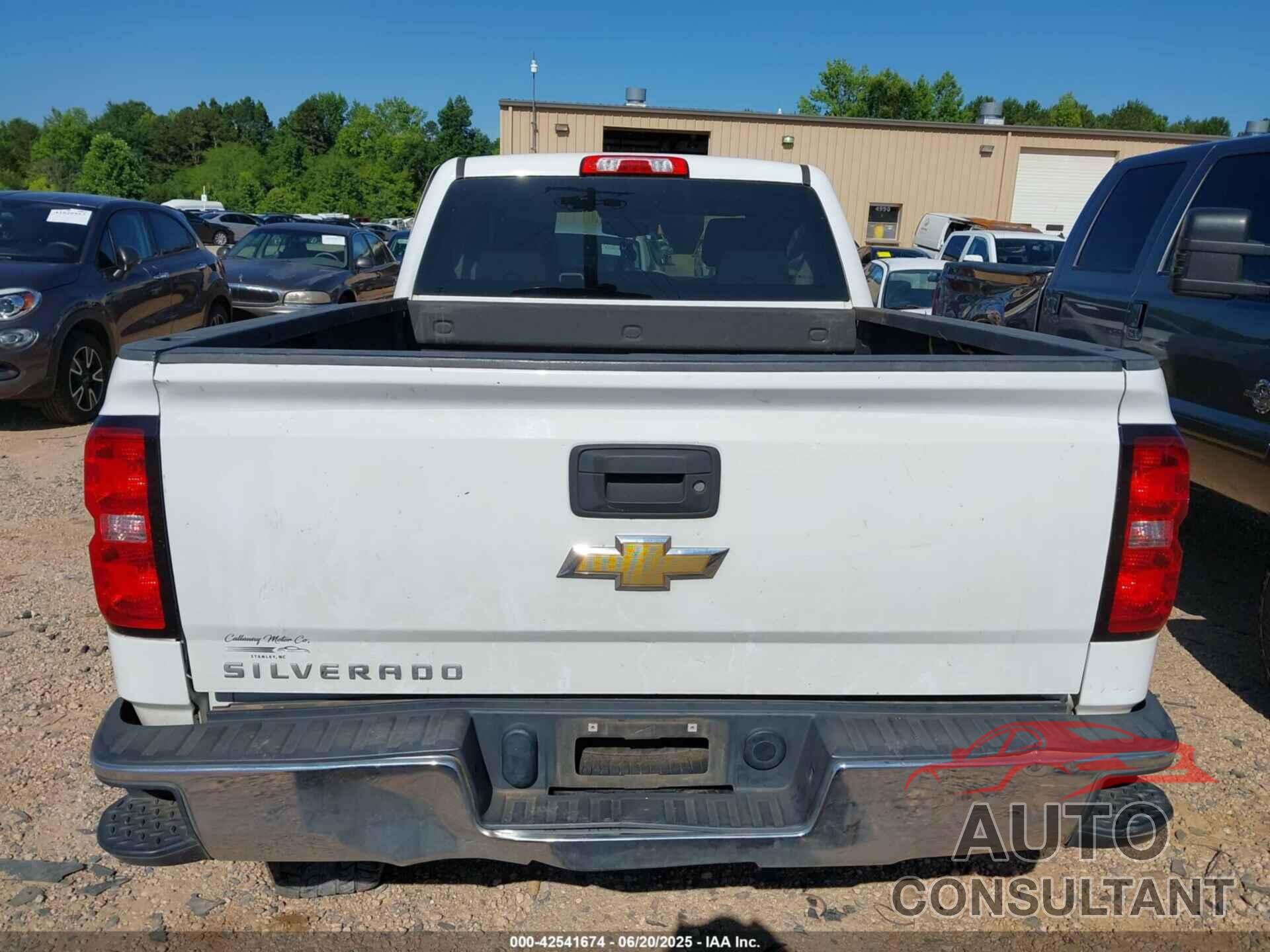 CHEVROLET SILVERADO 1500 2017 - 1GCRCNEH1HZ318906