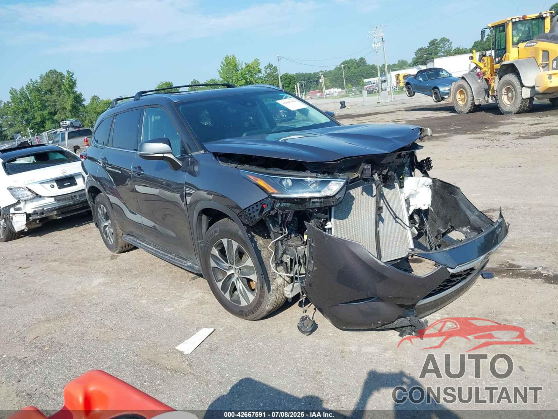 TOYOTA HIGHLANDER 2021 - 5TDGZRBH6MS537695