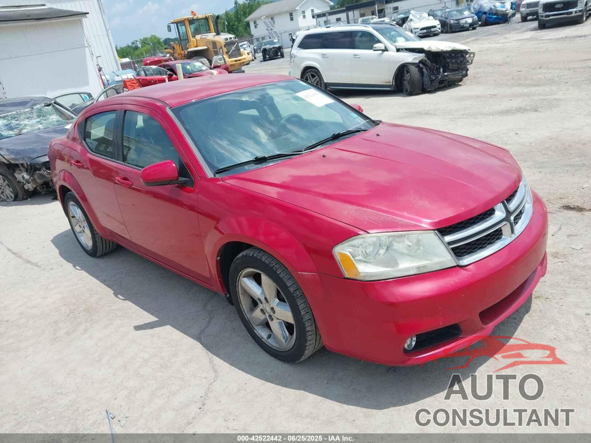 DODGE AVENGER 2011 - 1B3BD2FG9BN564220