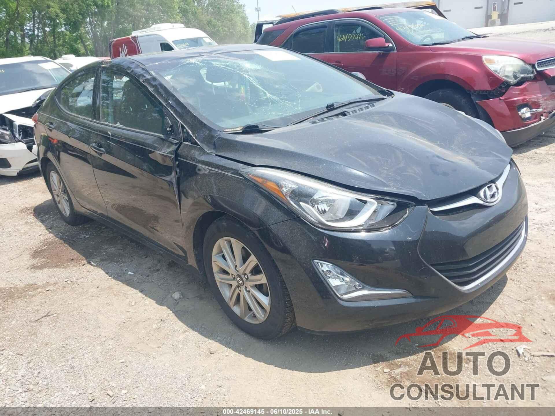 HYUNDAI ELANTRA 2016 - KMHDH4AE5GU546335