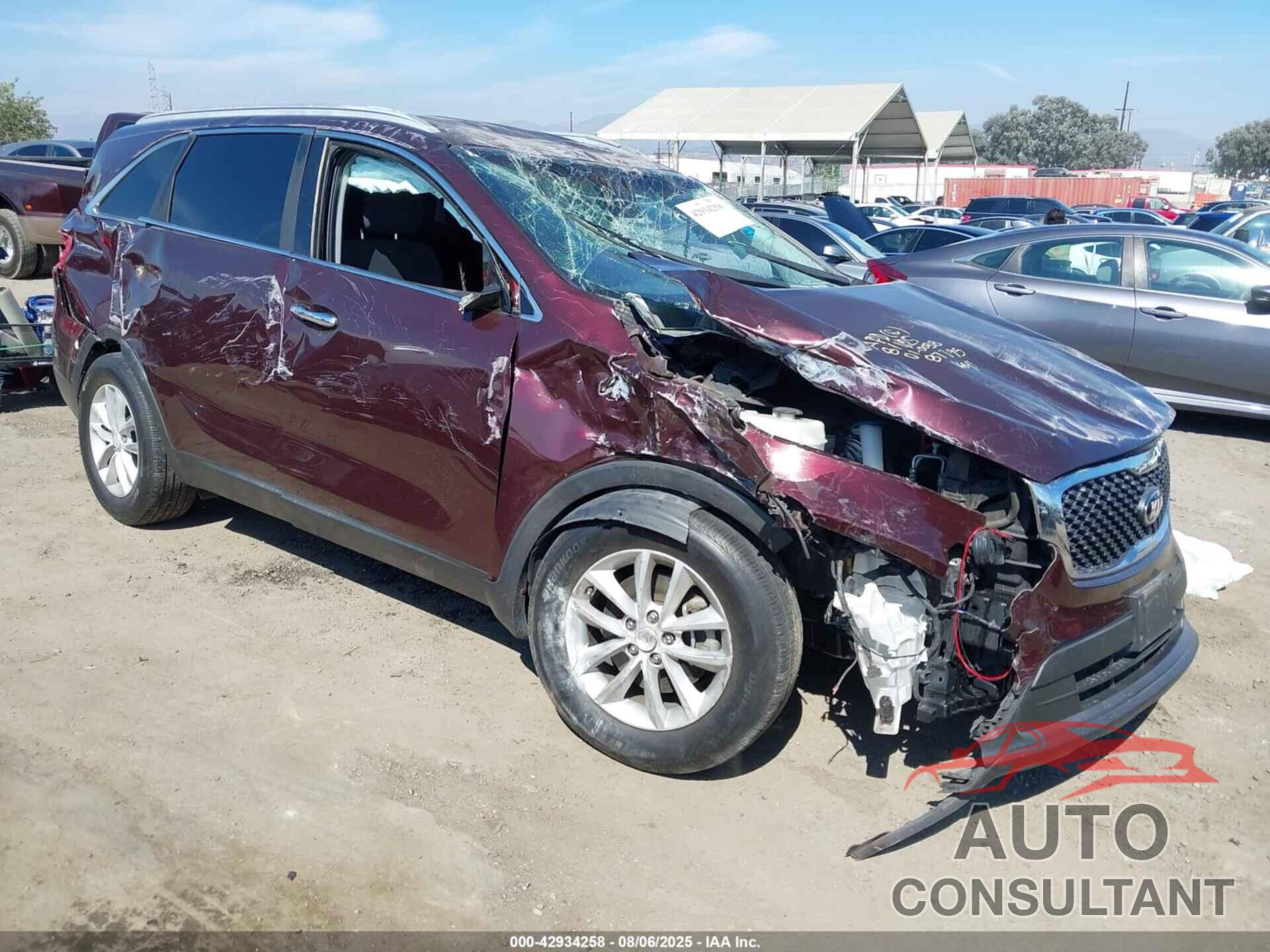 KIA SORENTO 2016 - 5XYPG4A30GG140242