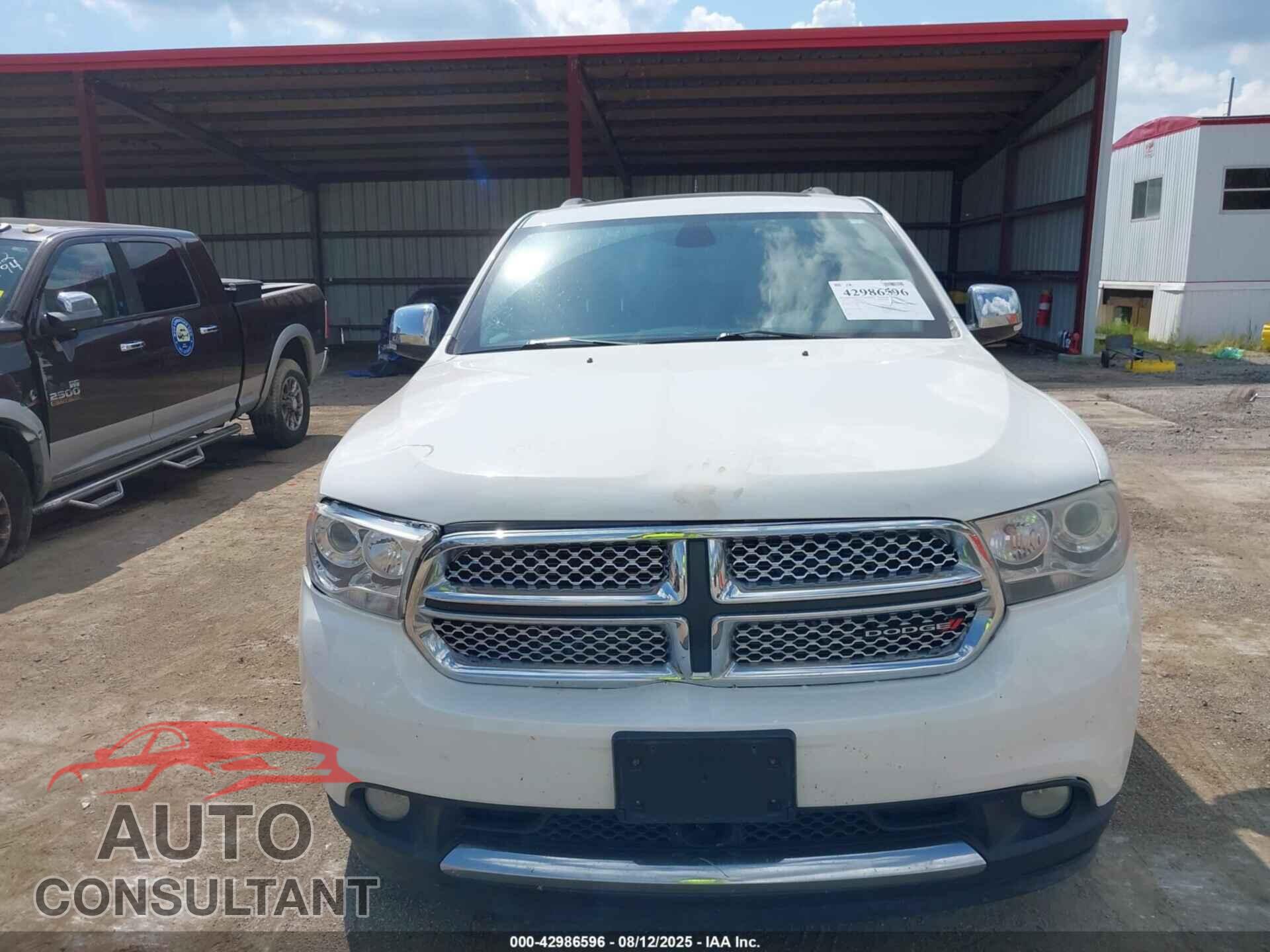 DODGE DURANGO 2012 - 1C4RDJEG6CC336987