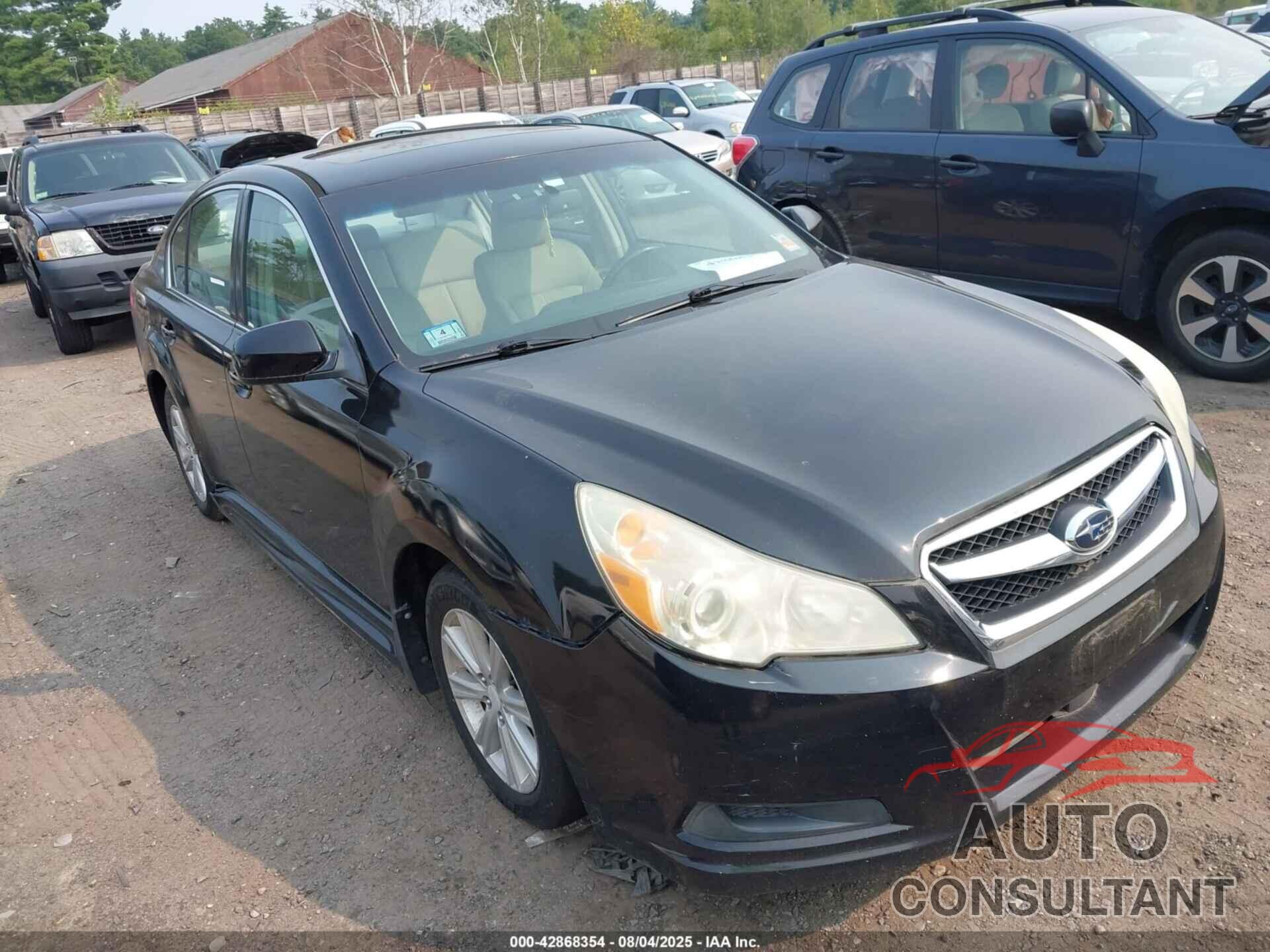 SUBARU LEGACY 2011 - 4S3BMBG6XB3229483