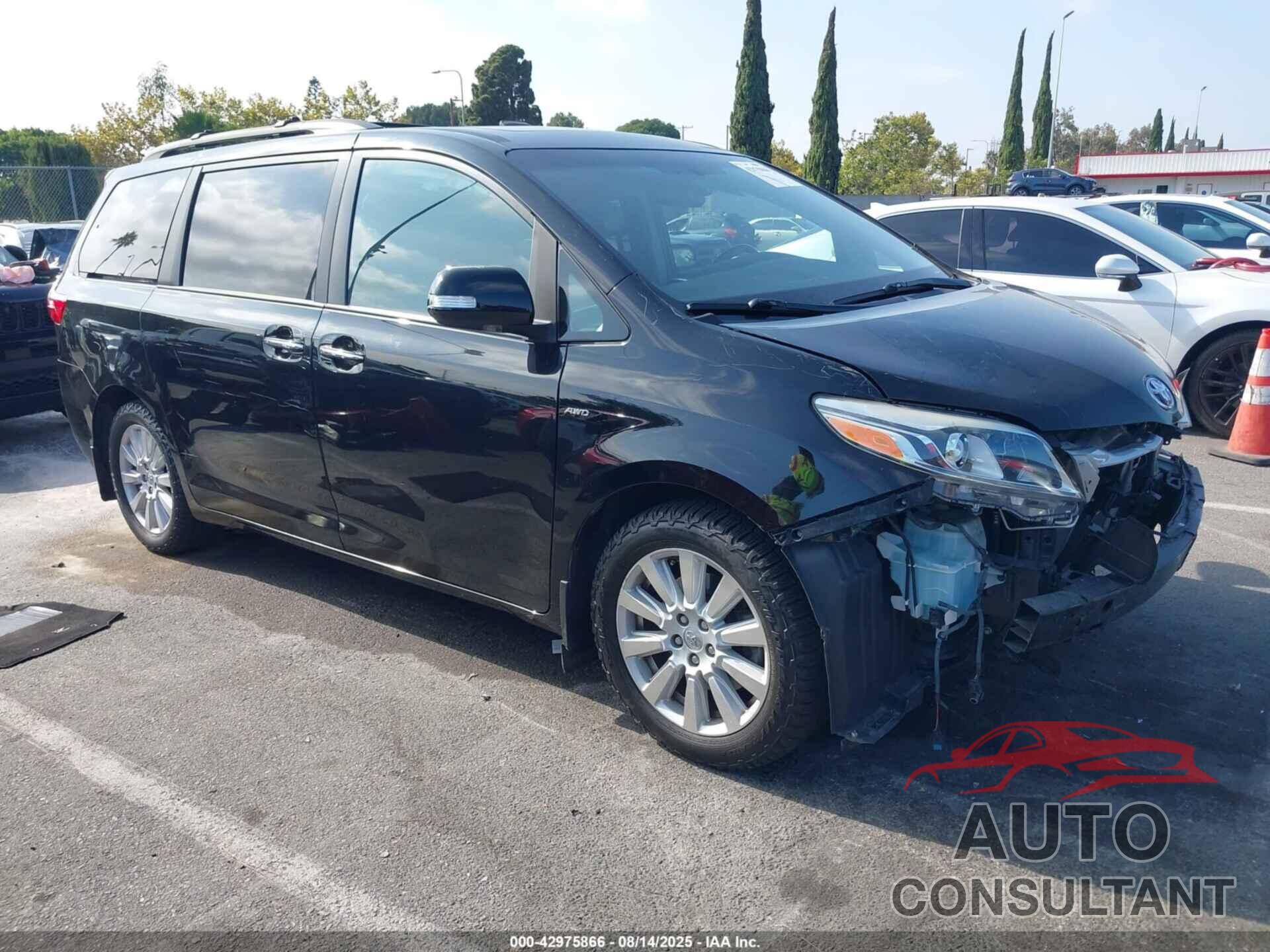 TOYOTA SIENNA 2017 - 5TDDZ3DC4HS161229