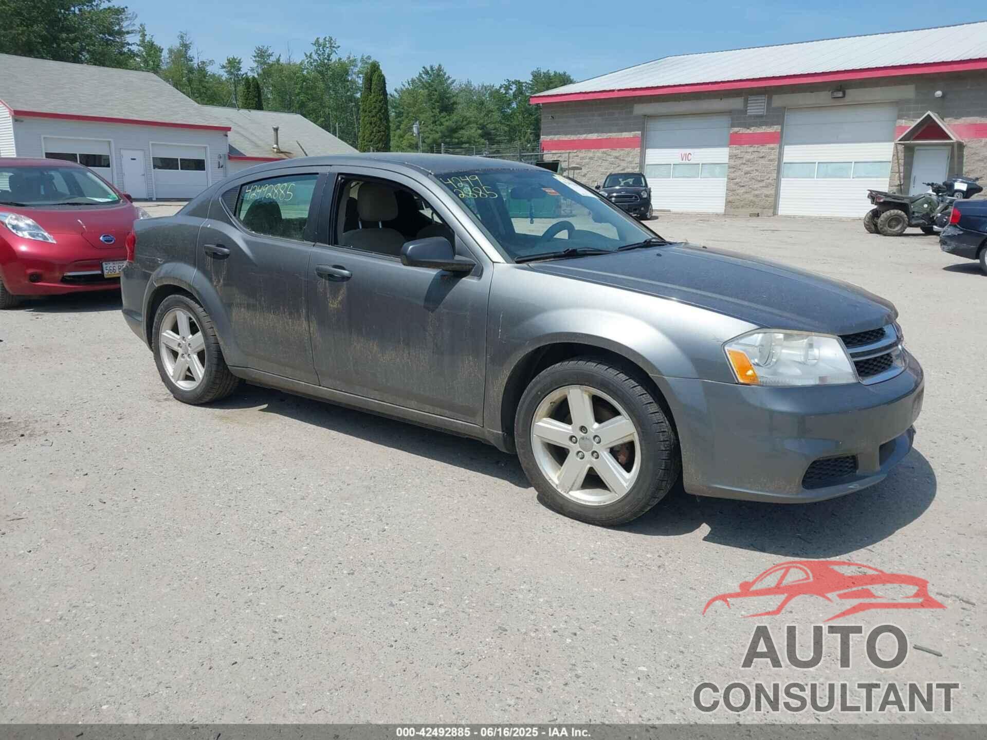 DODGE AVENGER 2013 - 1C3CDZAB9DN551854