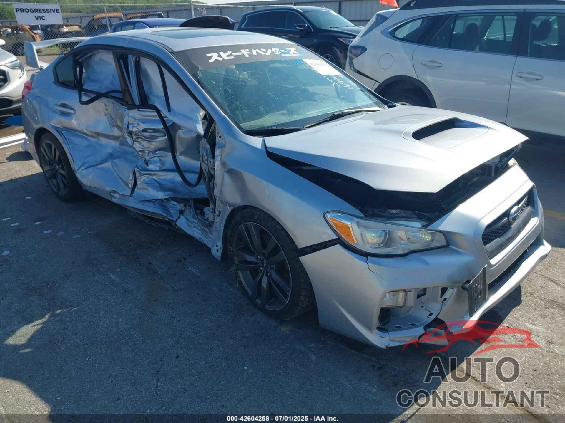 SUBARU WRX 2016 - JF1VA1E63G8802873