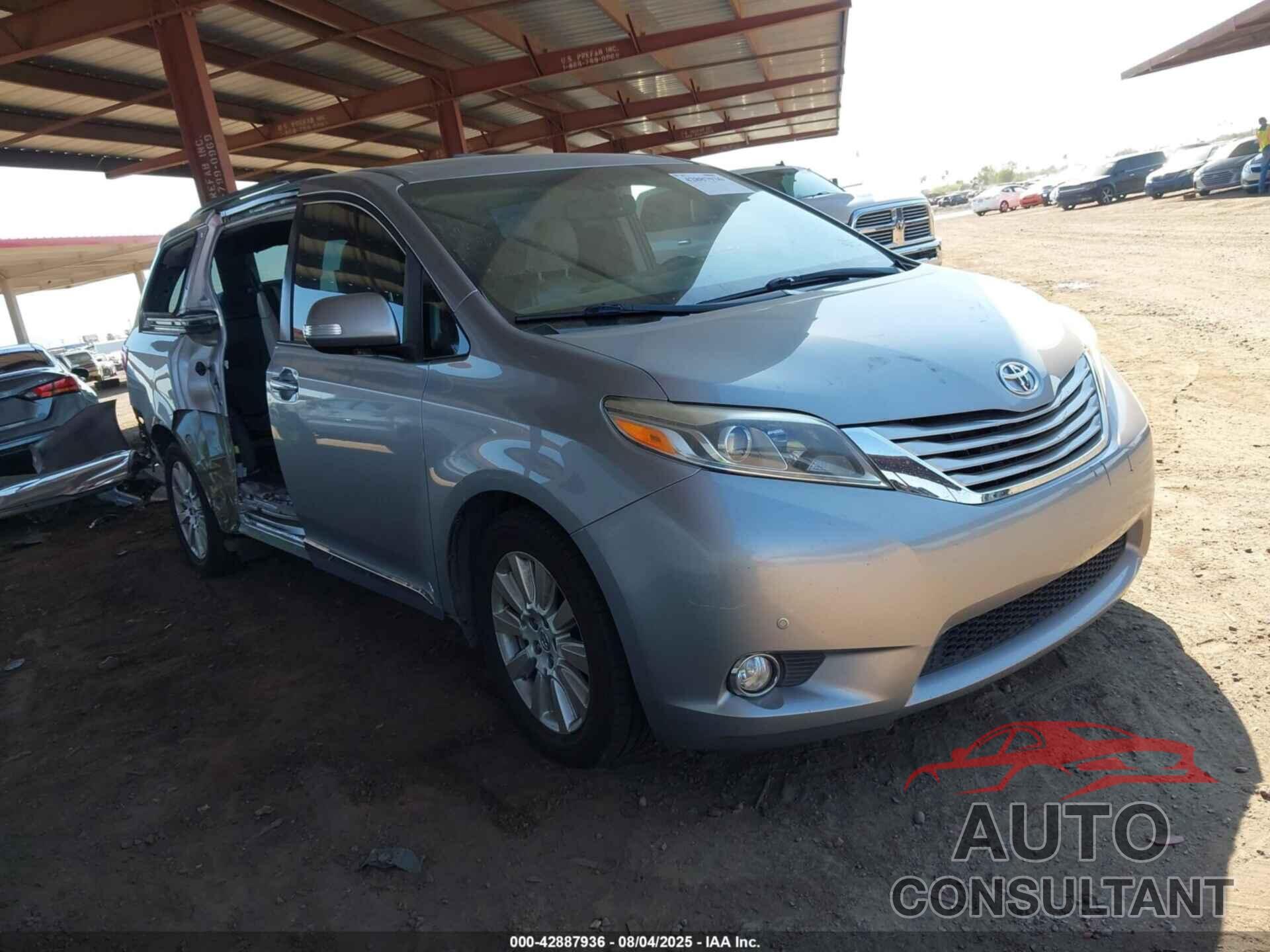 TOYOTA SIENNA 2017 - 5TDYZ3DC7HS862672