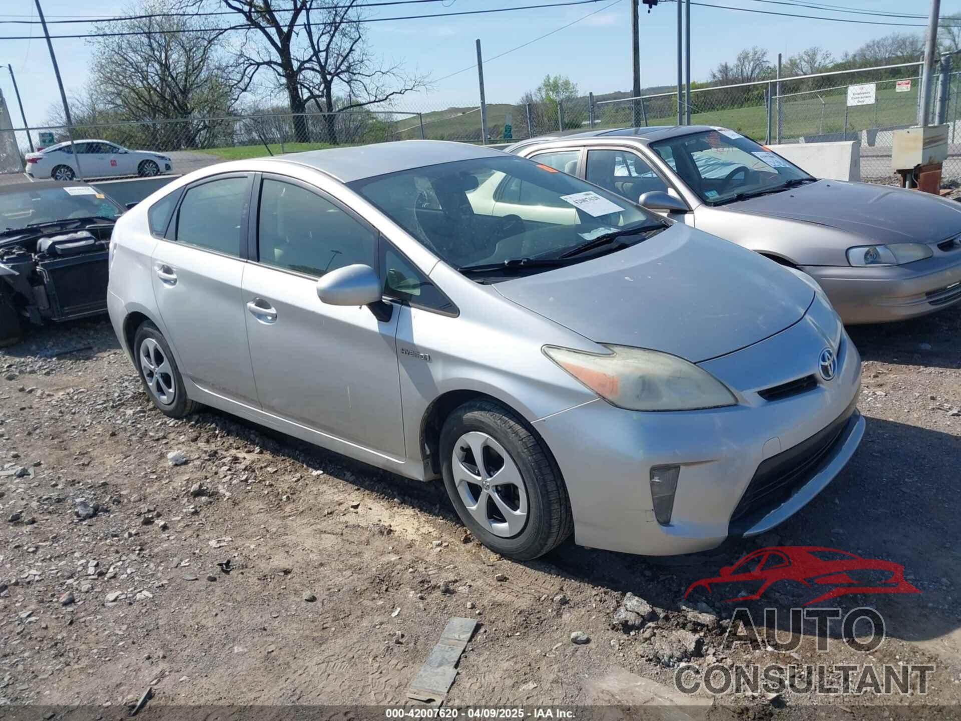 TOYOTA PRIUS 2012 - JTDKN3DU6C1552691