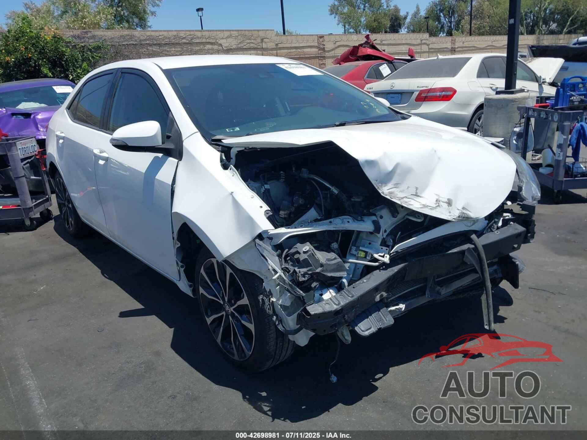 TOYOTA COROLLA 2019 - 2T1BURHE0KC127180