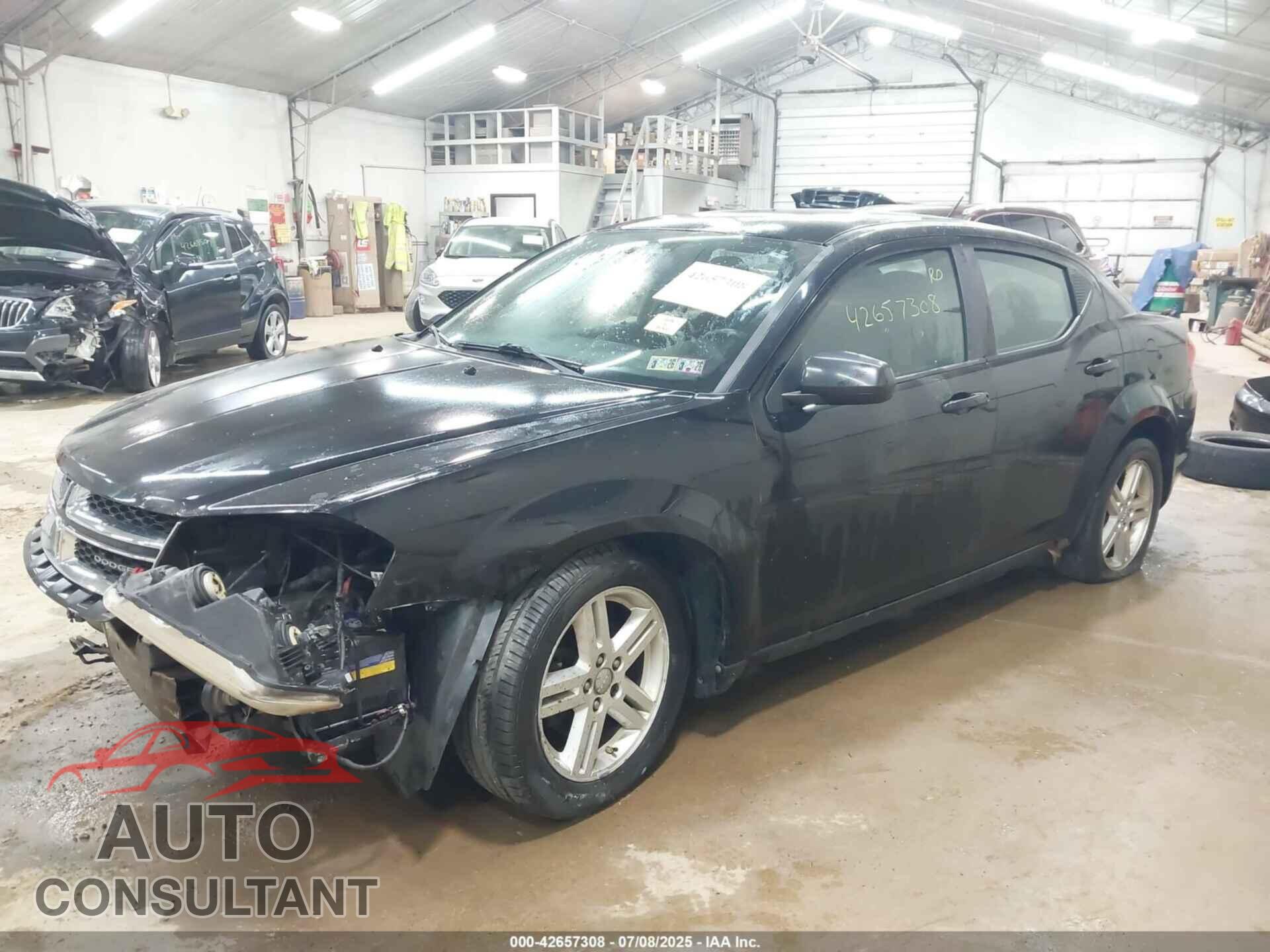 DODGE AVENGER 2013 - 1C3CDZCB2DN614225