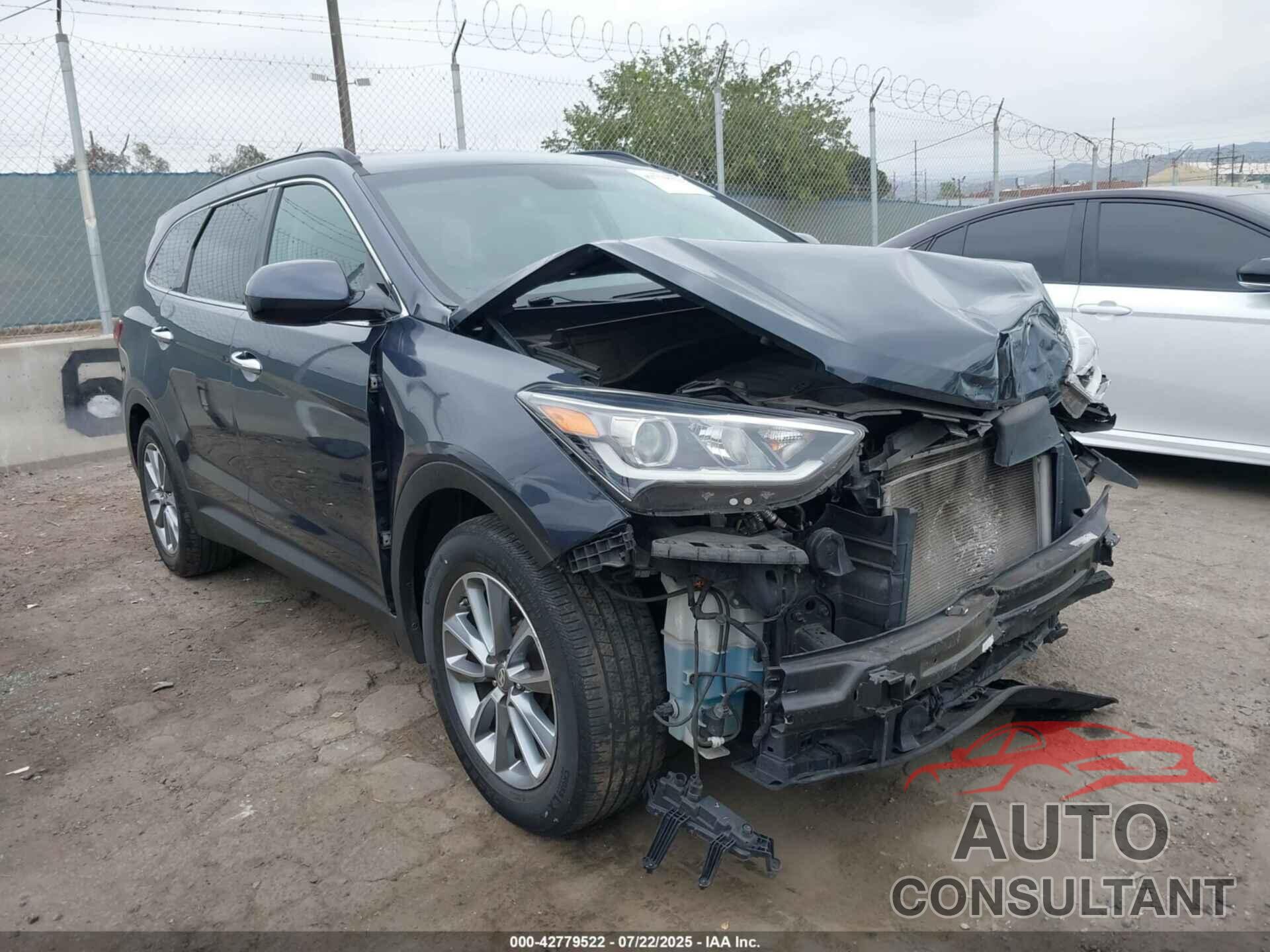 HYUNDAI SANTA FE 2017 - KM8SM4HF6HU240604