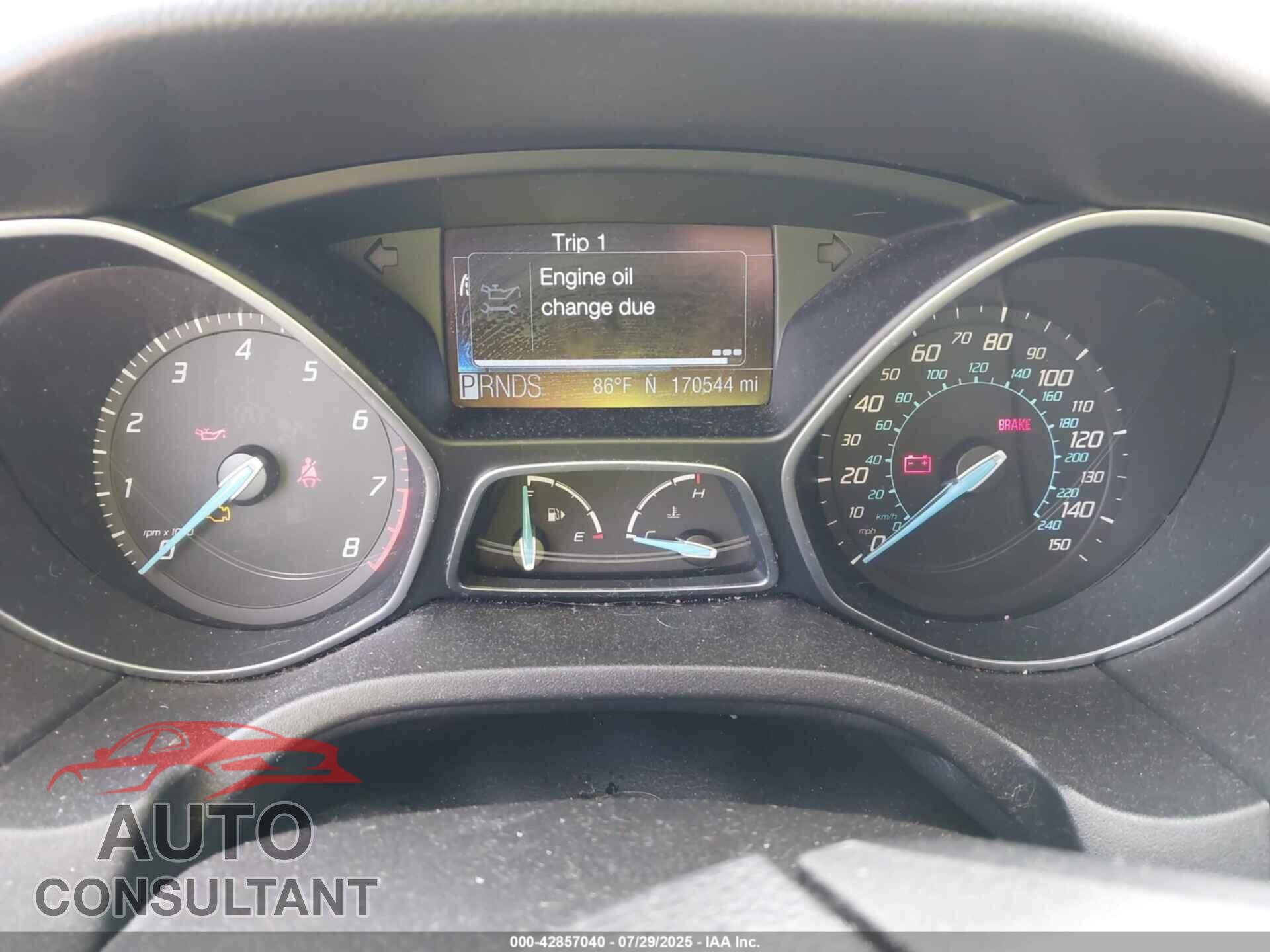 FORD FOCUS 2012 - 1FAHP3J2XCL346937