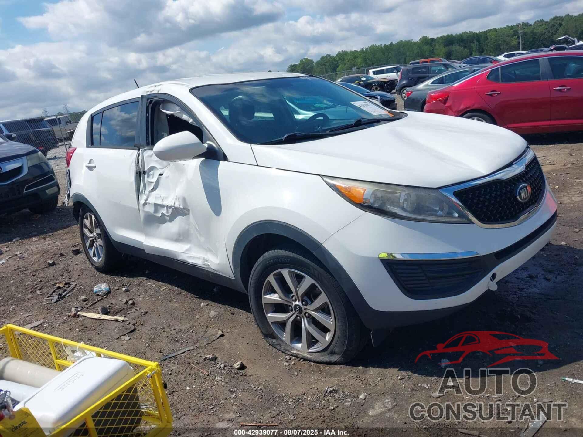 KIA SPORTAGE 2016 - KNDPB3AC3G7870104