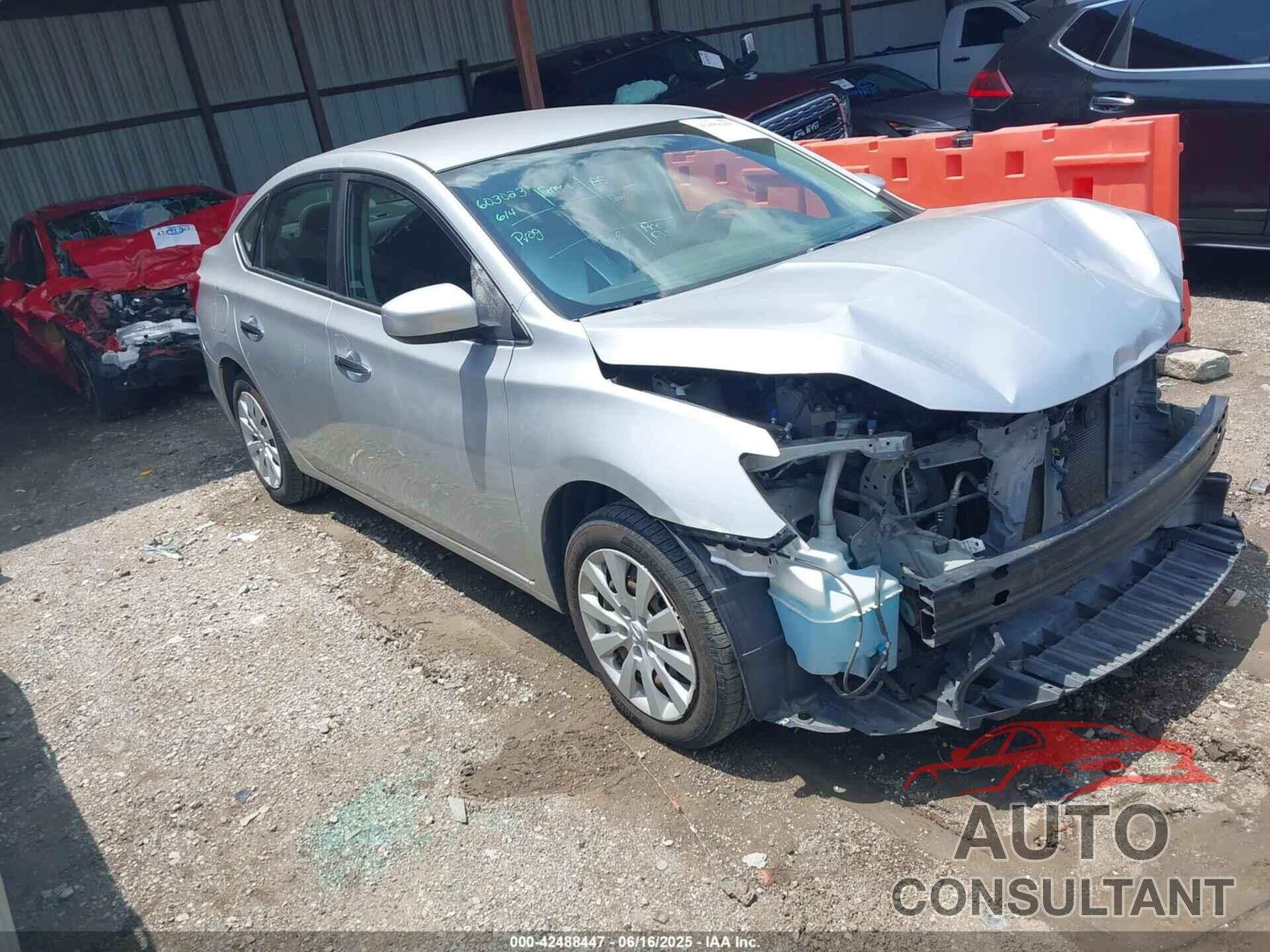 NISSAN SENTRA 2016 - 3N1AB7AP8GY281468