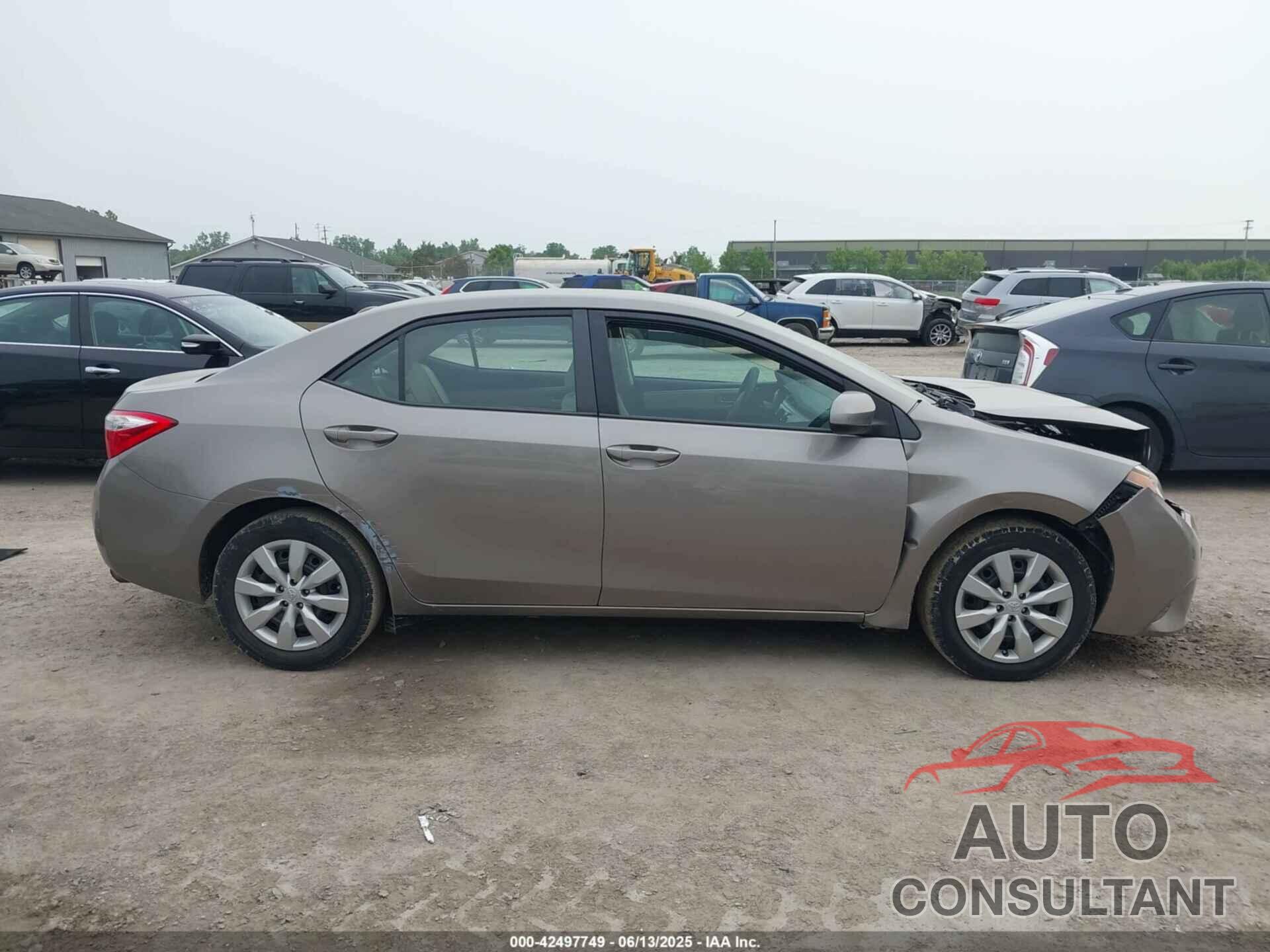 TOYOTA COROLLA 2015 - 2T1BURHE9FC458278