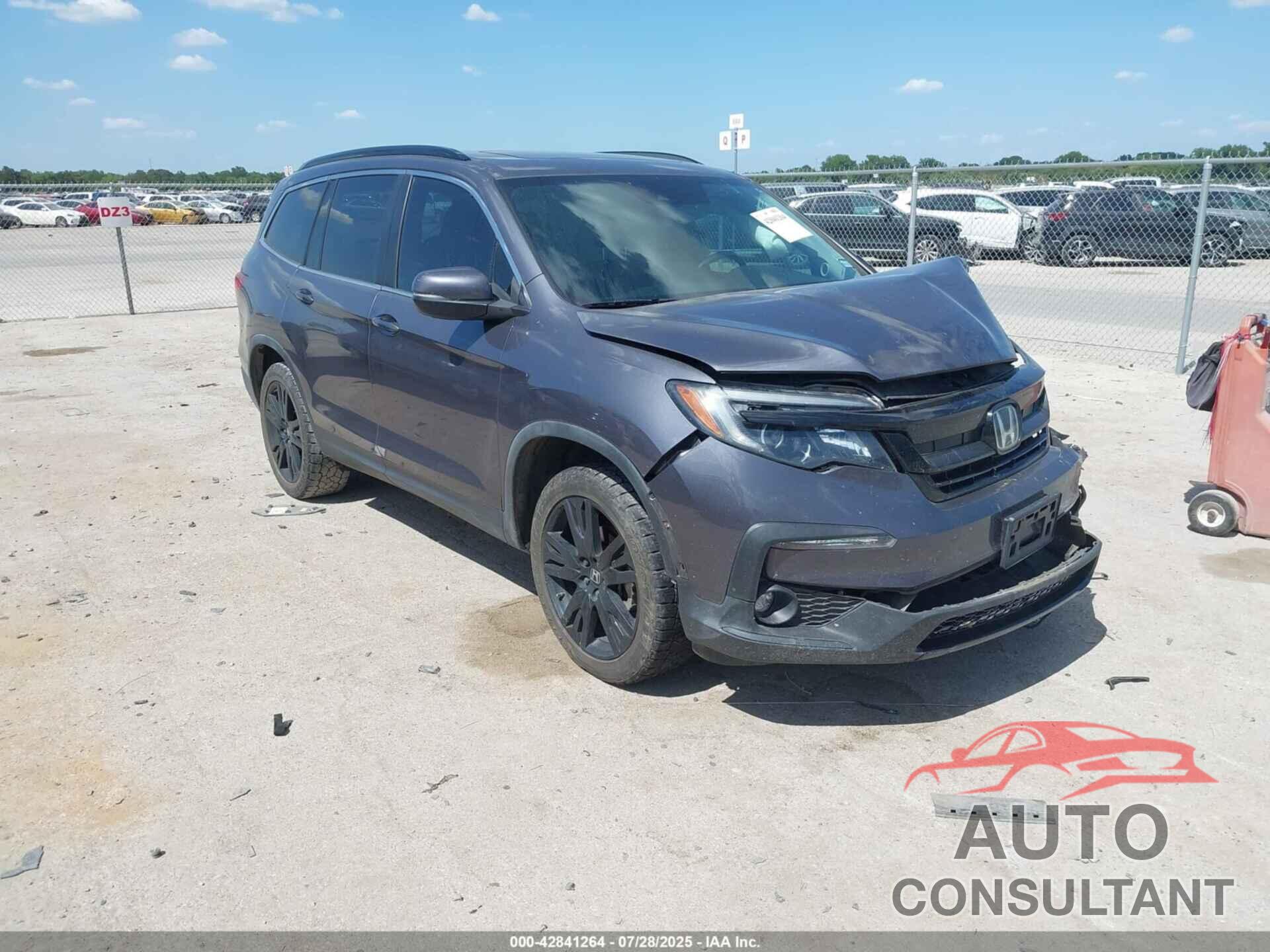 HONDA PILOT 2021 - 5FNYF5H22MB033674