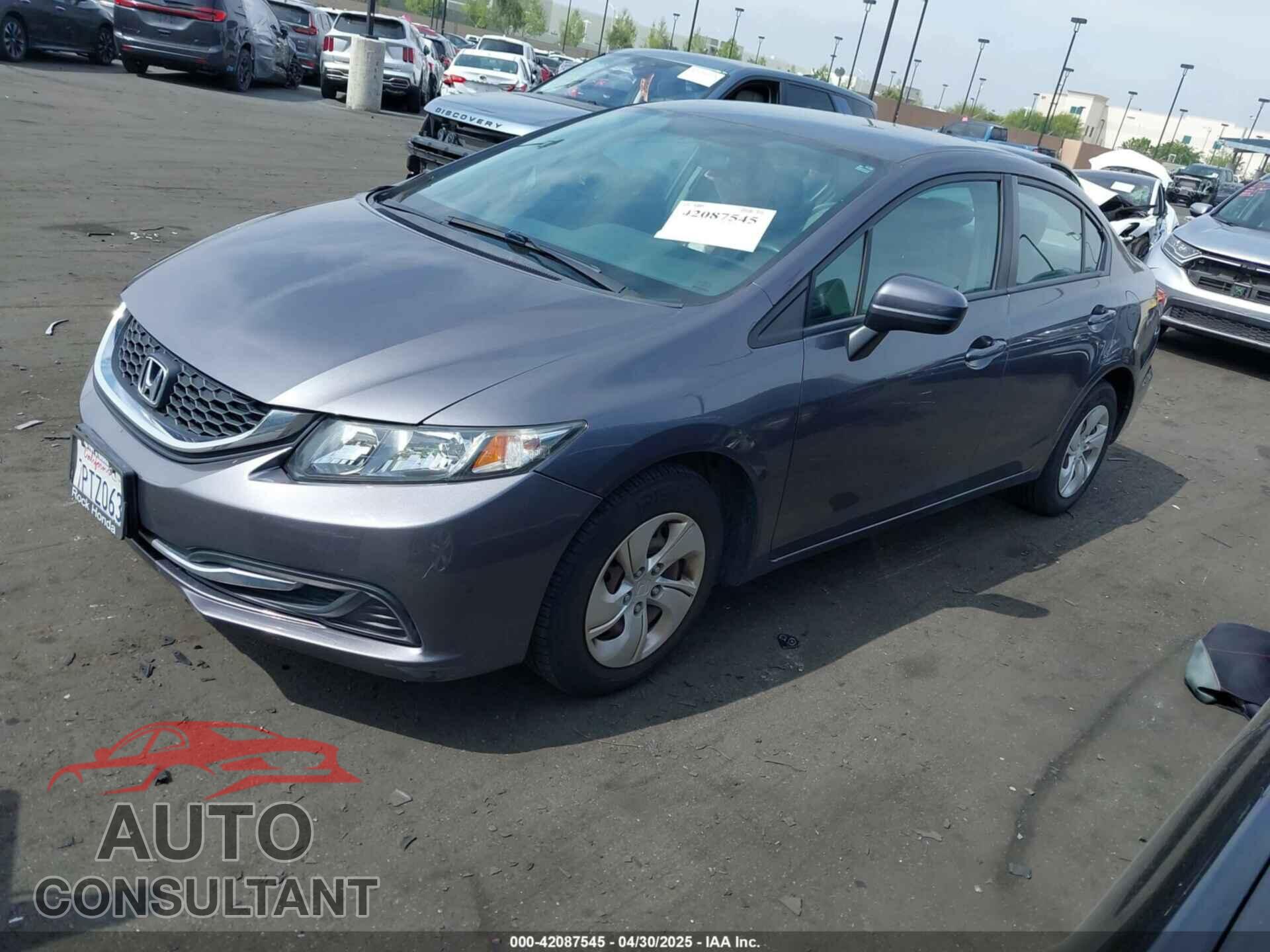 HONDA CIVIC 2015 - 19XFB2F59FE296834