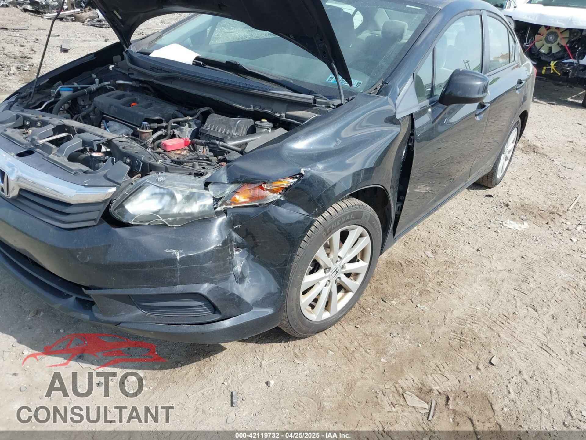 HONDA CIVIC 2012 - 19XFB2F83CE317053