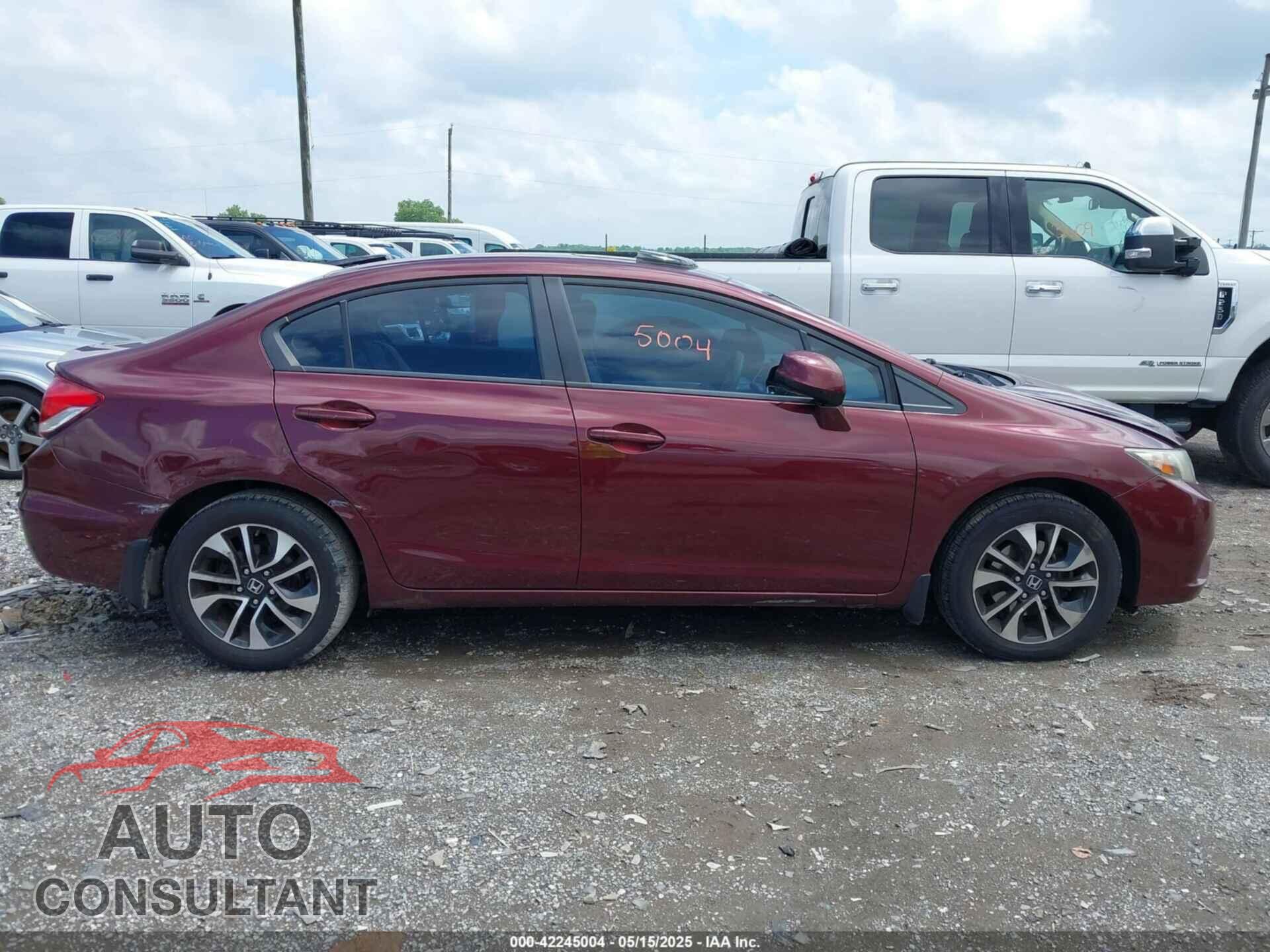HONDA CIVIC 2013 - 19XFB2F8XDE274655