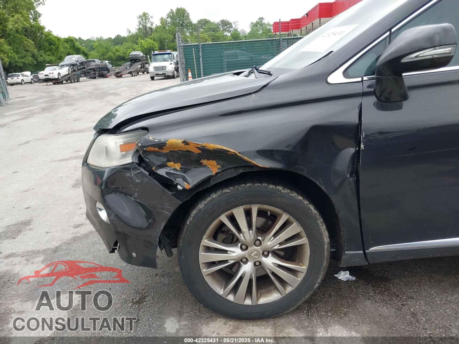 LEXUS RX 350 2013 - 2T2ZK1BA7DC123749