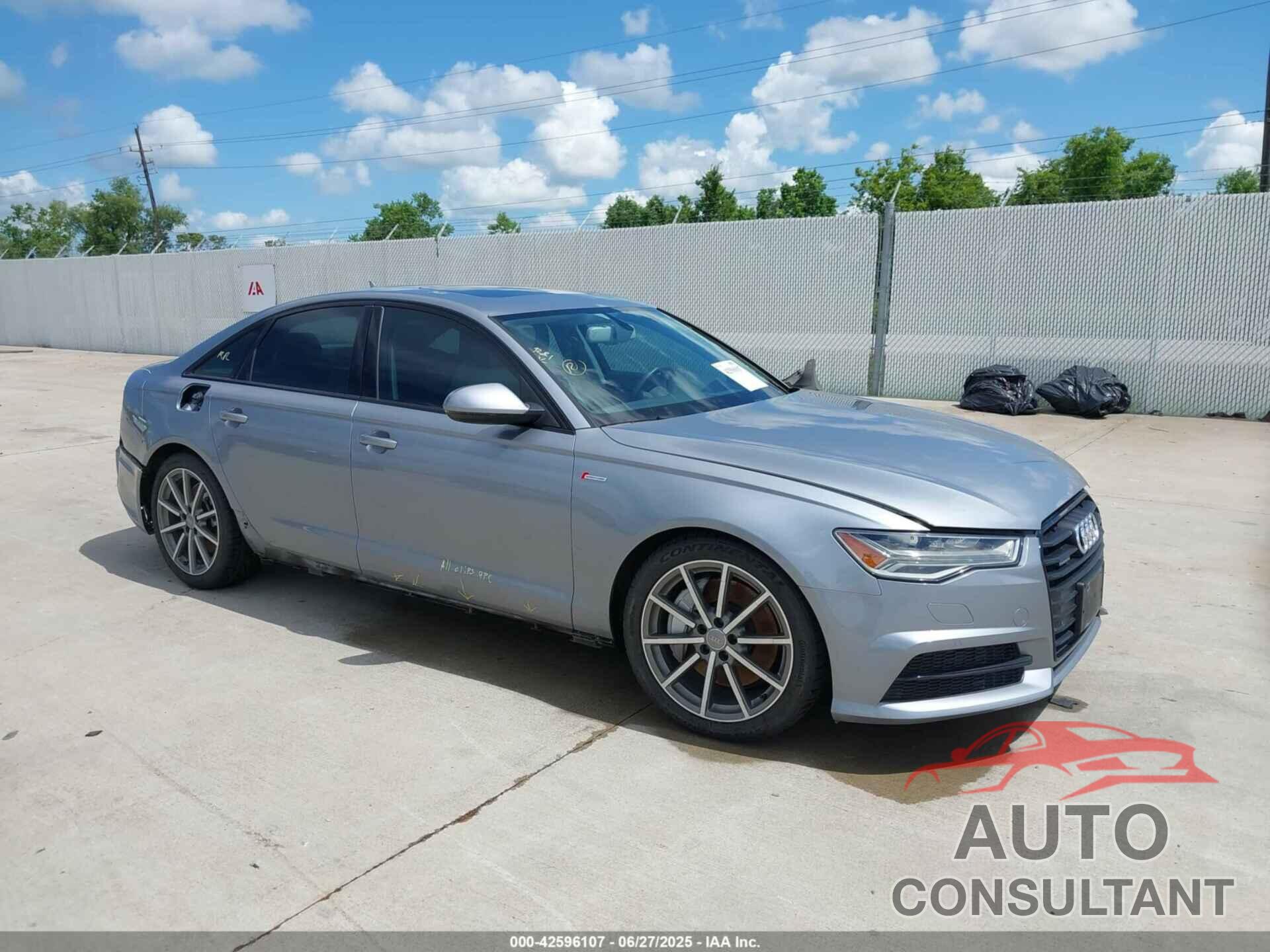AUDI A6 2018 - WAUG3AFC8JN040213